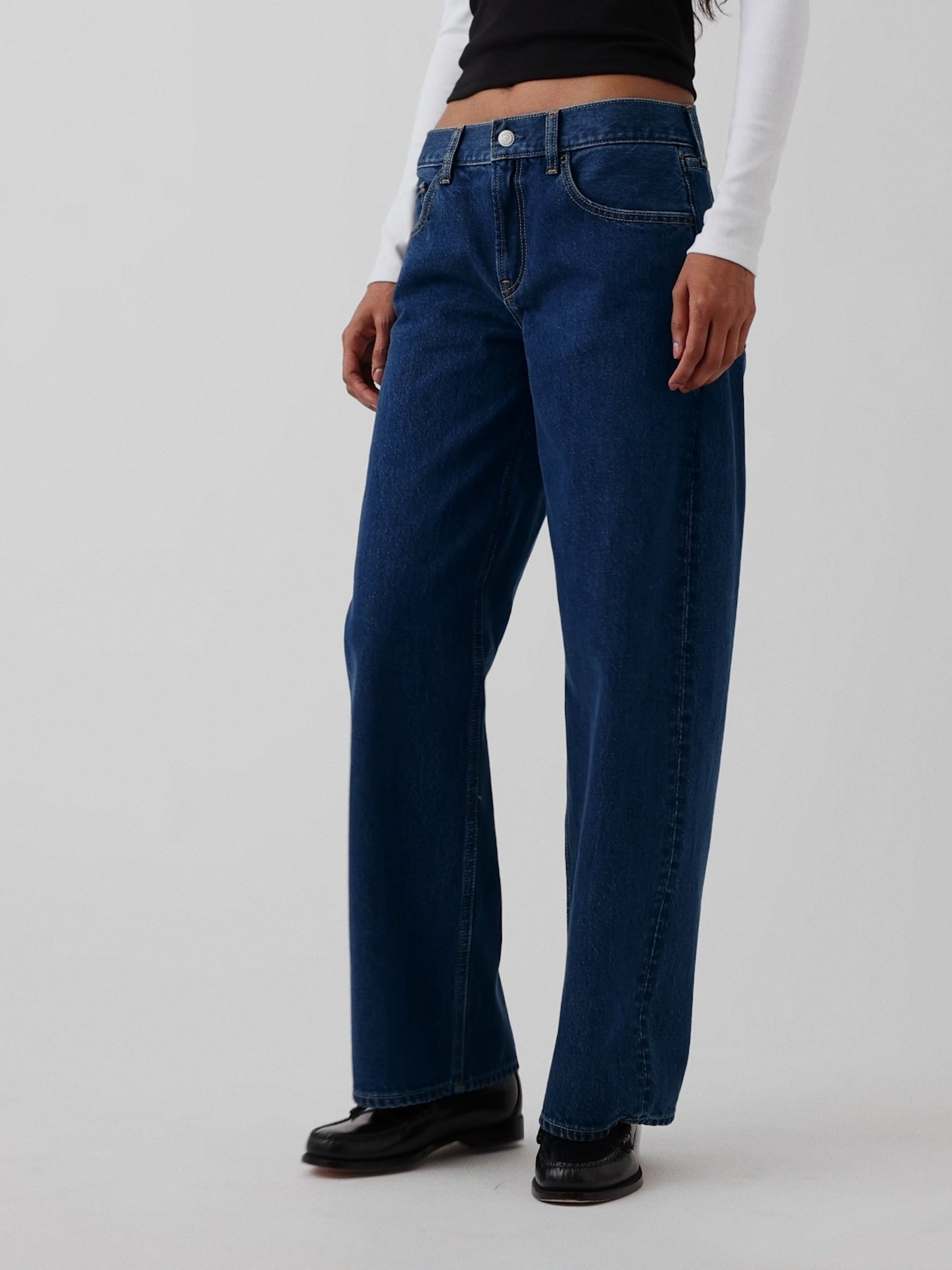 Jeansy The Hailey Low Rise Loose - 009