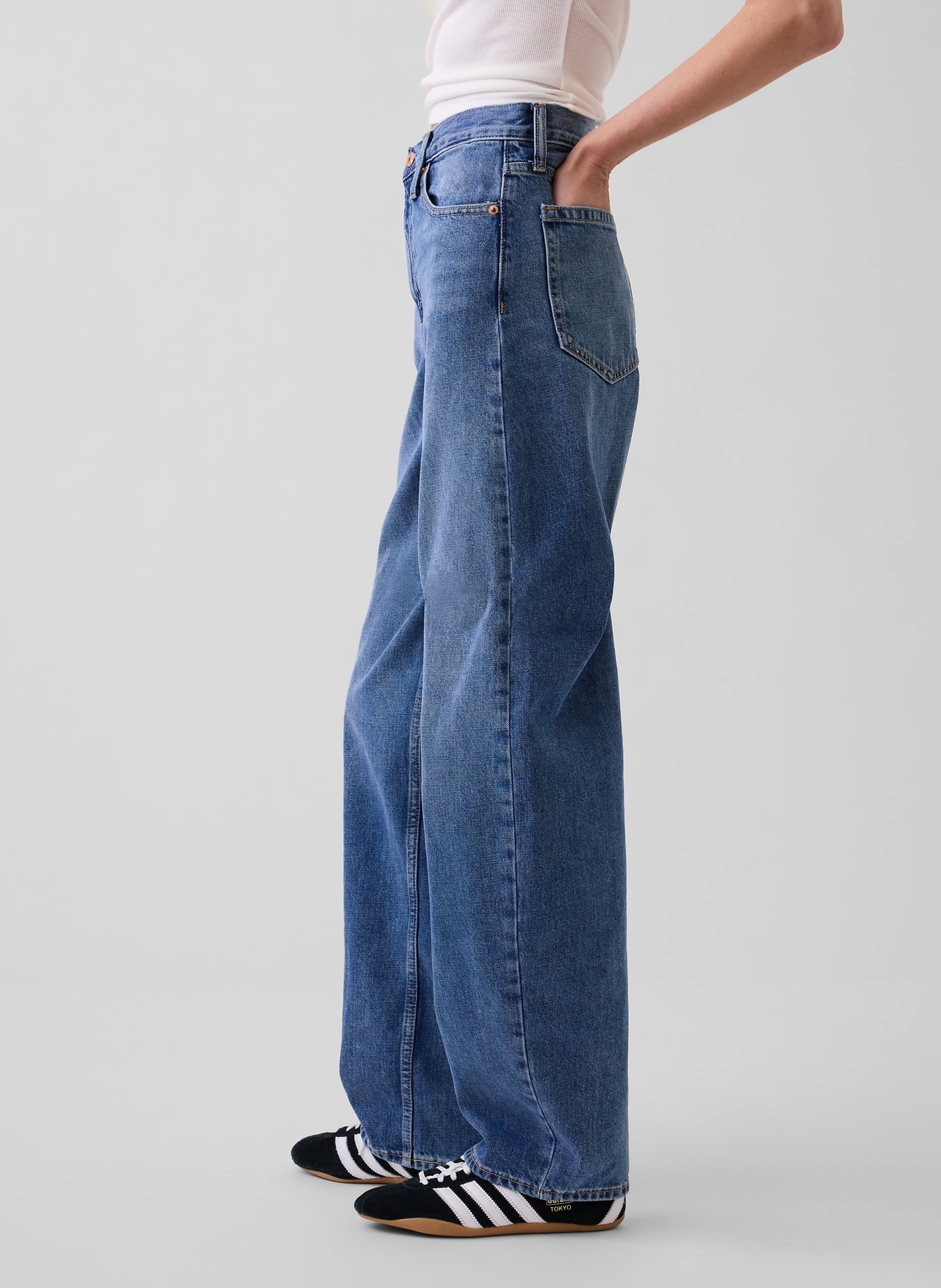 Blugi High Rise Barrel - 003