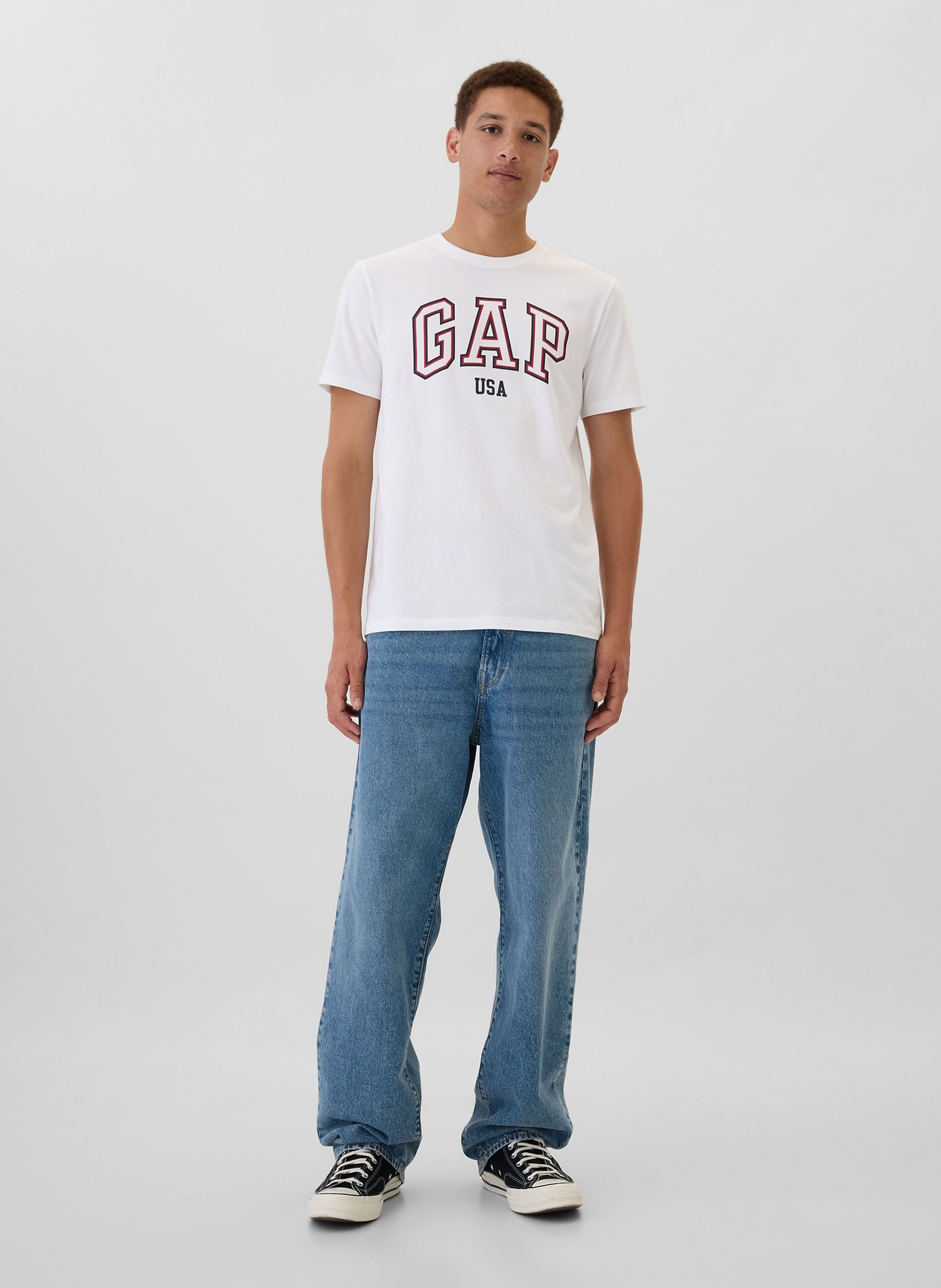 T-shirt con logo Gap USA - 003