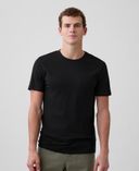 T-shirt con taschino EverydaySoft-Nero - 001