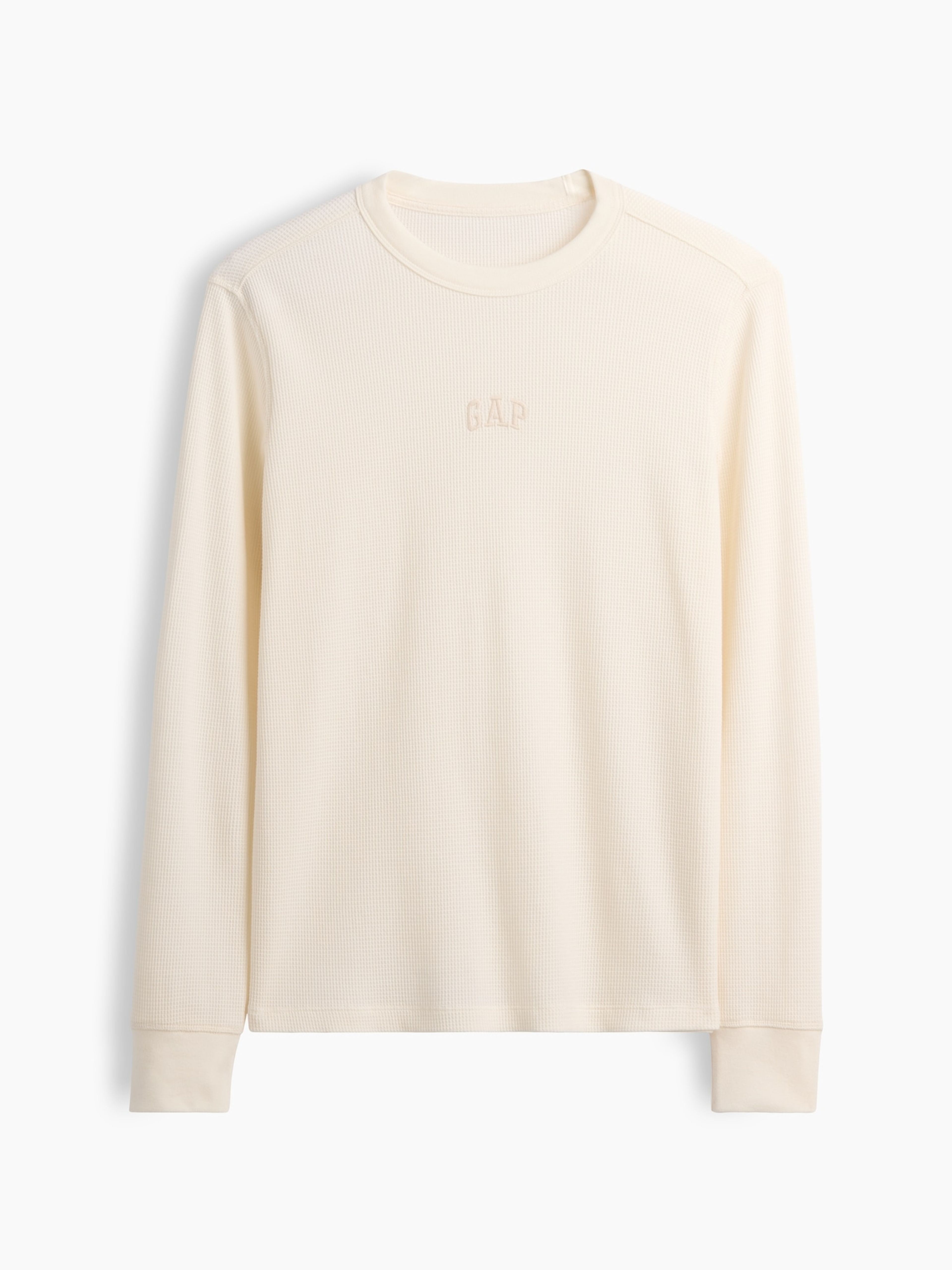 Waflowy T-shirt z logo - 005