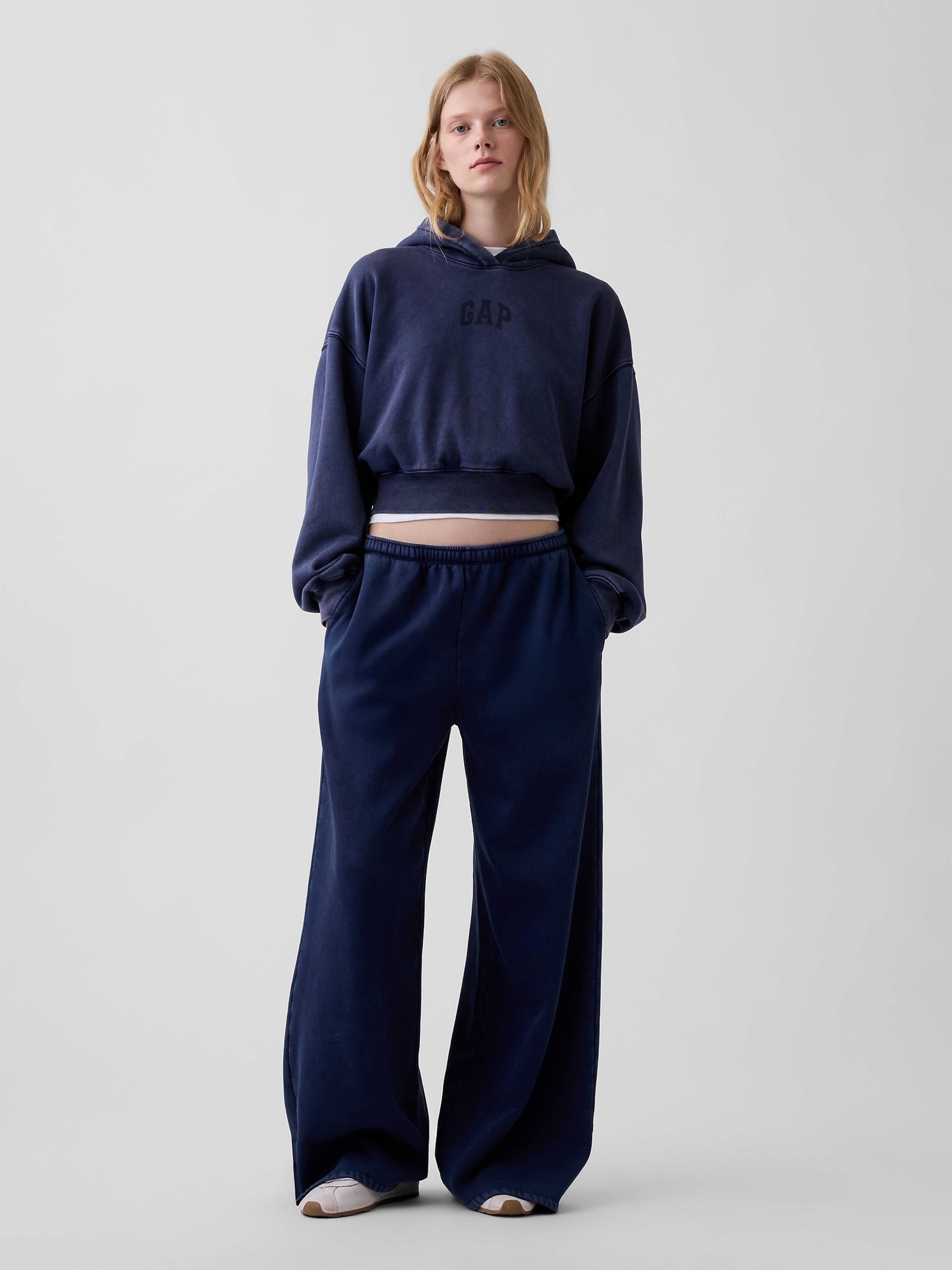 Crop bluza VintageSoft z logo - 005