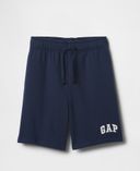 Short bambini con logo-Blu scuro - 004