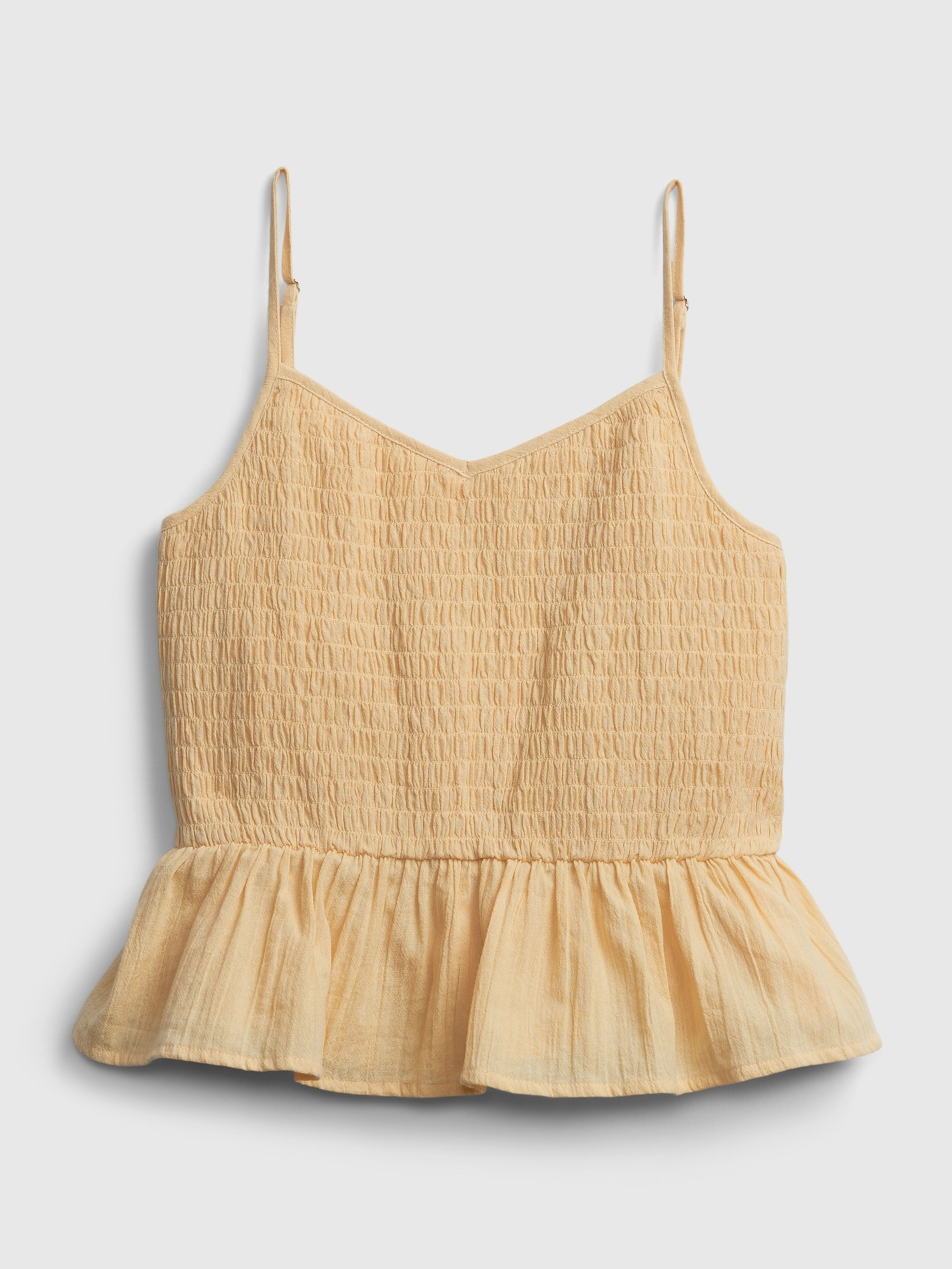 Teen top organic cotton cinched cami