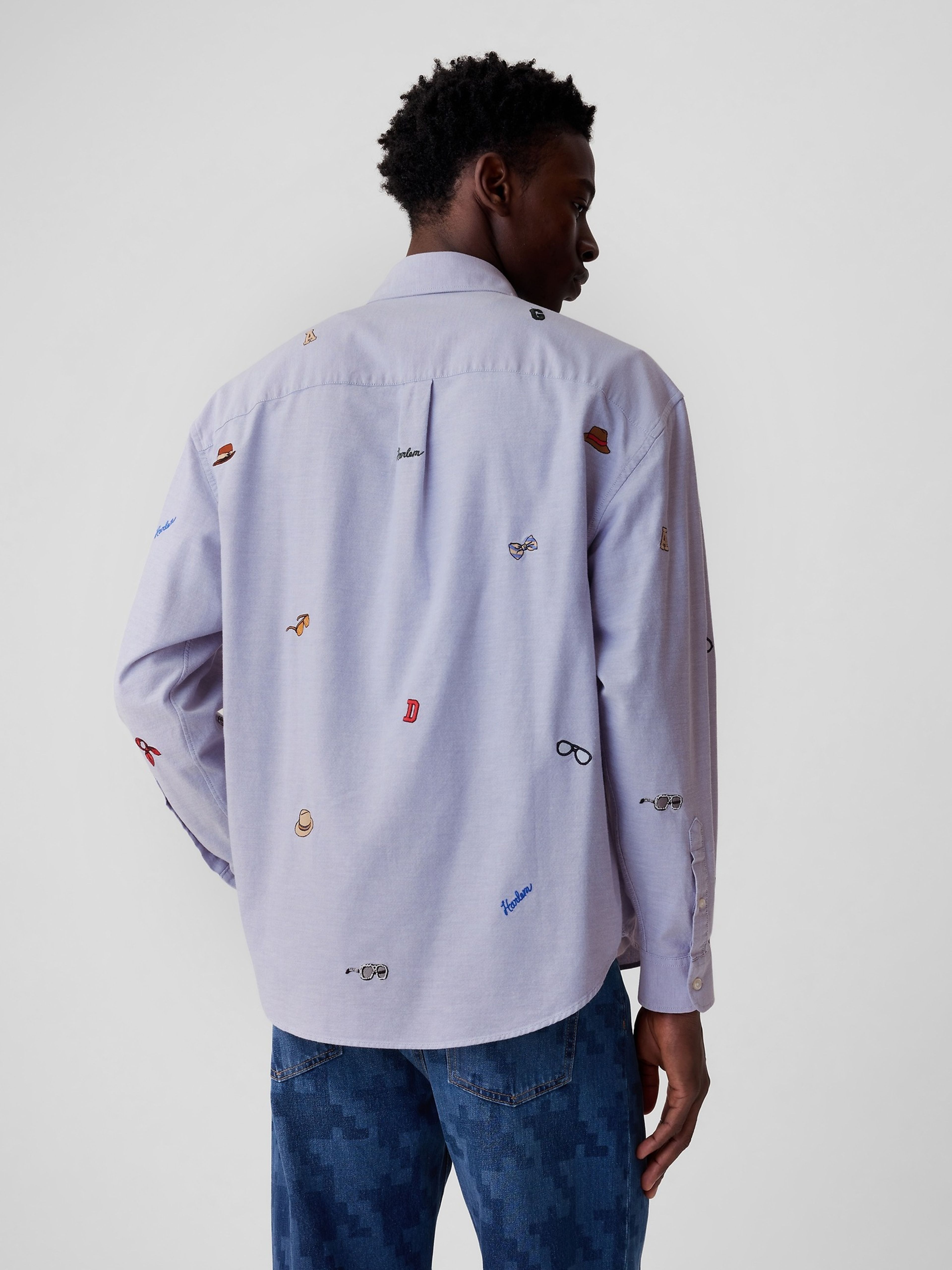 Gap × Dapper Dan Oxford-Hemd - 002