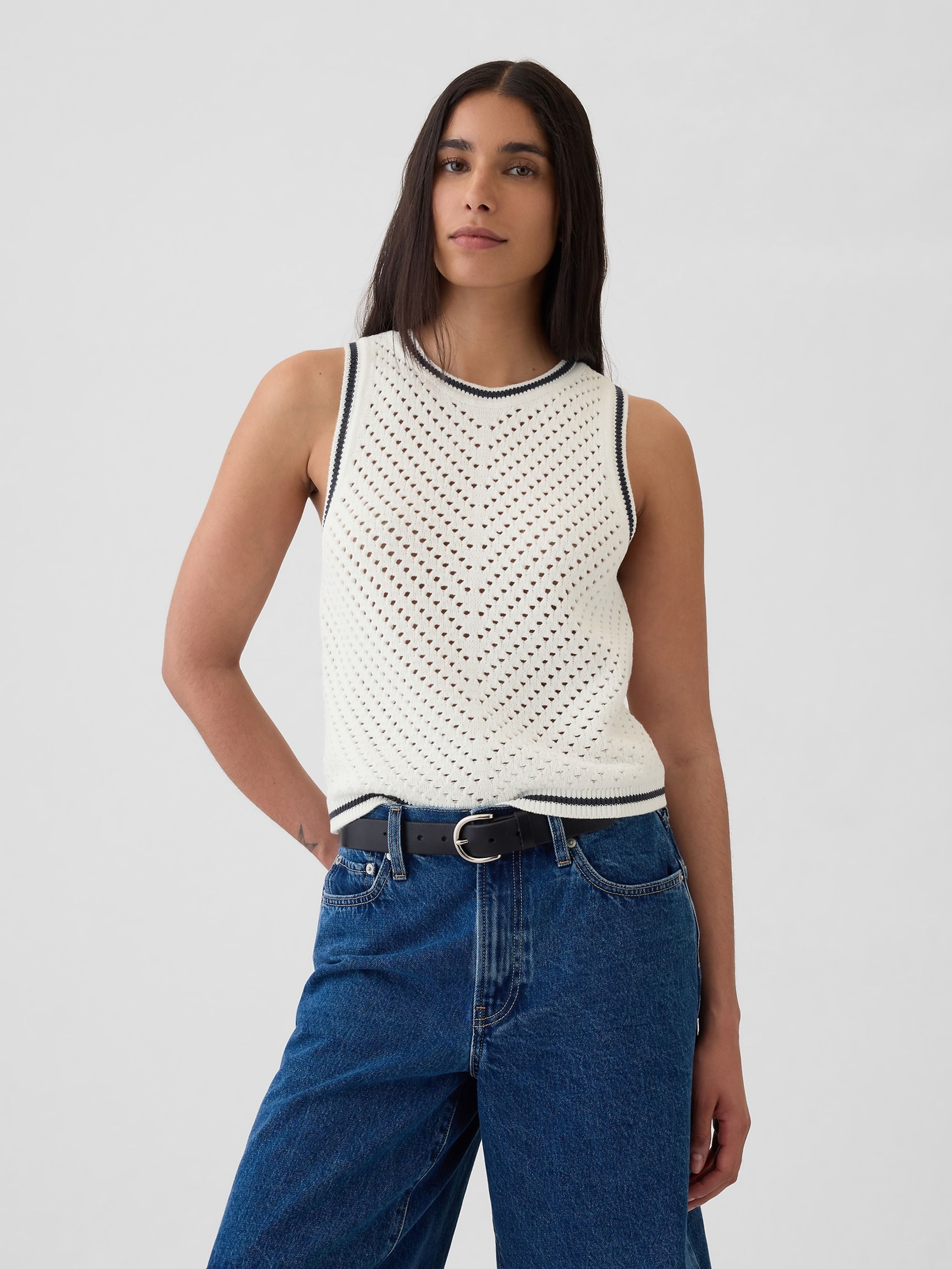 Gehäkeltes Crop Top