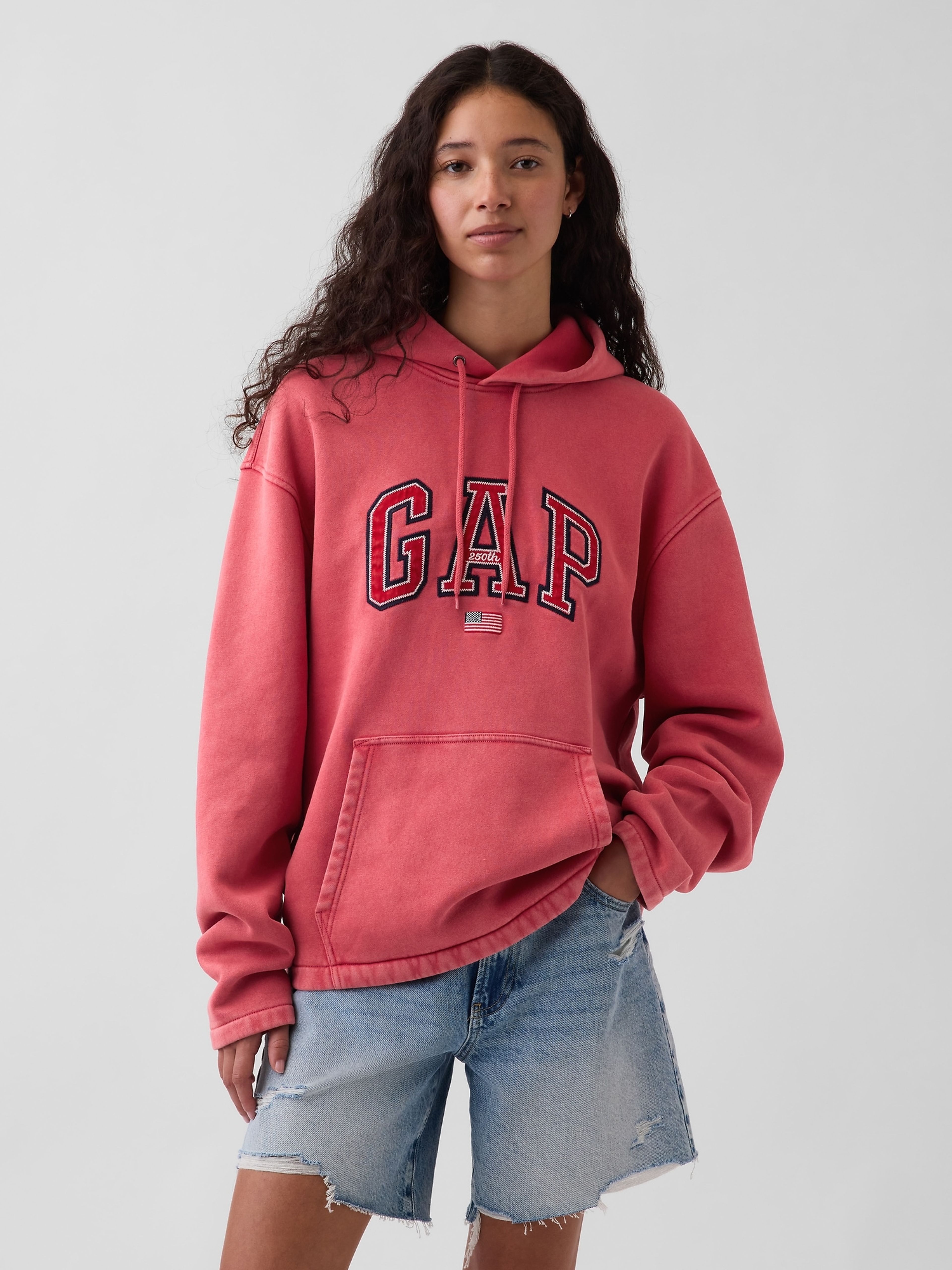 Oversize Sweatshirt Americana VintageSoft unisex mit Logo - 005