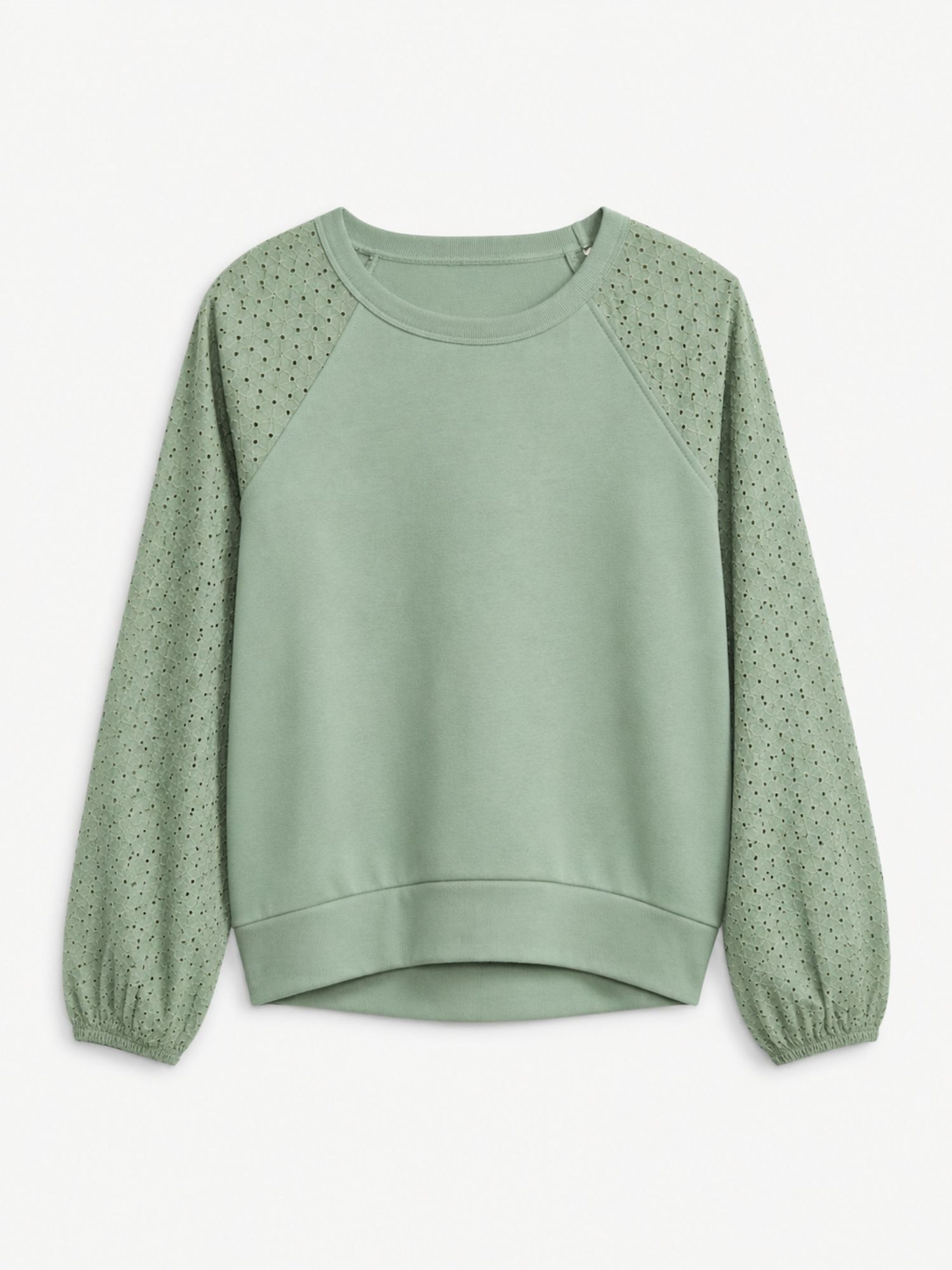 Hanorac vintage soft cu dantelă - 003
