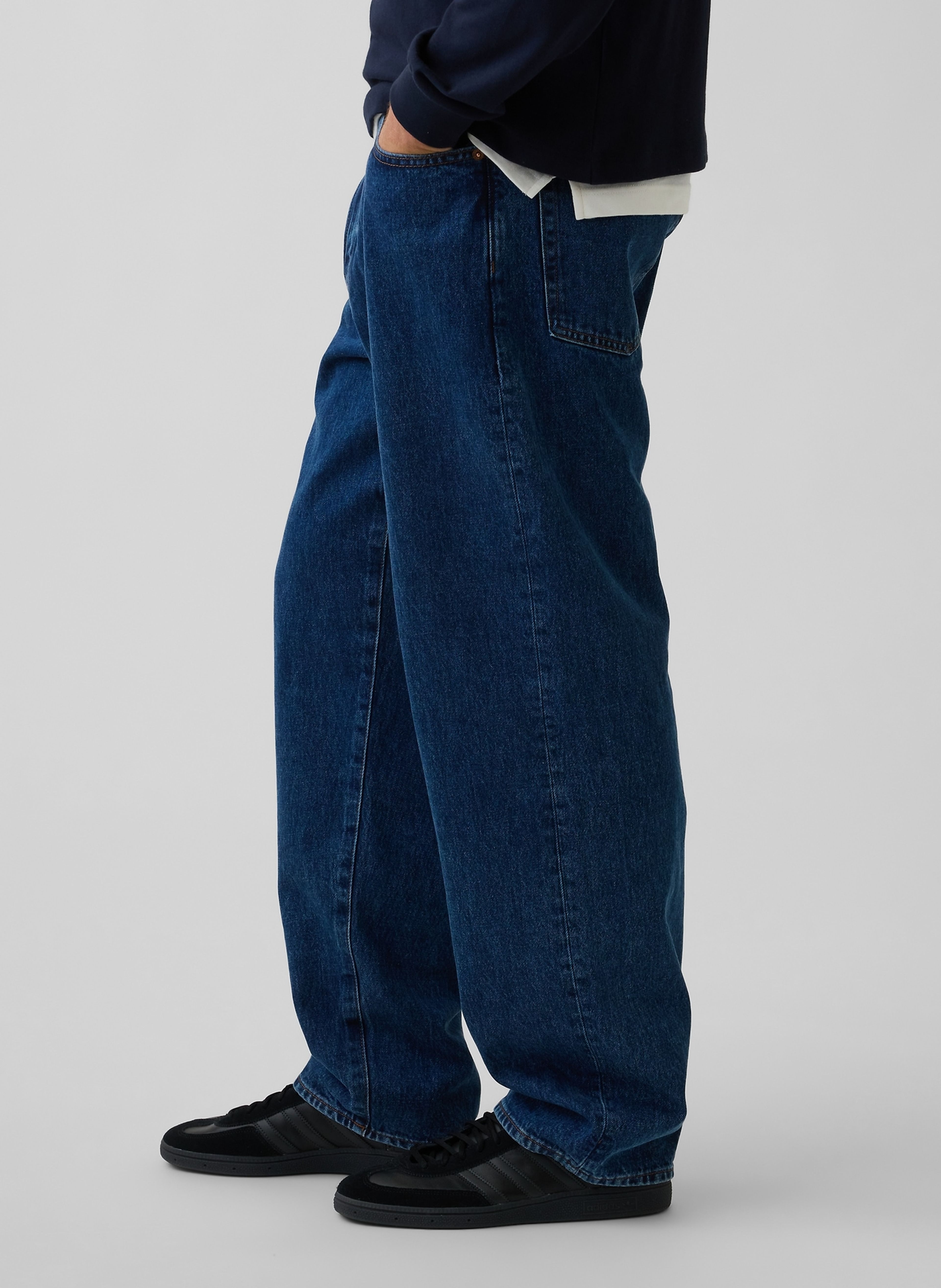 Jeansy Mid Rise Baggy - 003