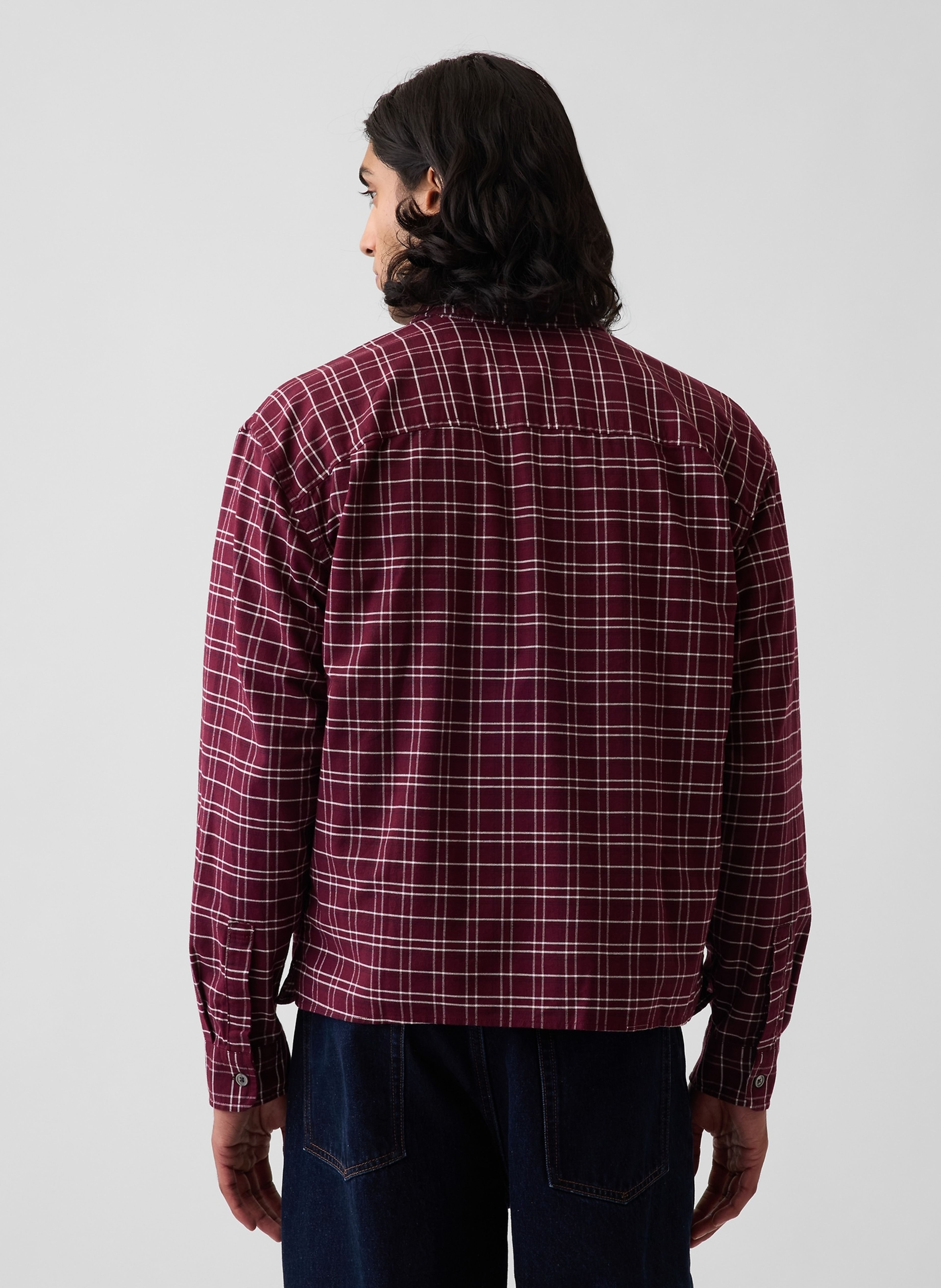 Crop košile Oxford Shirt - 002