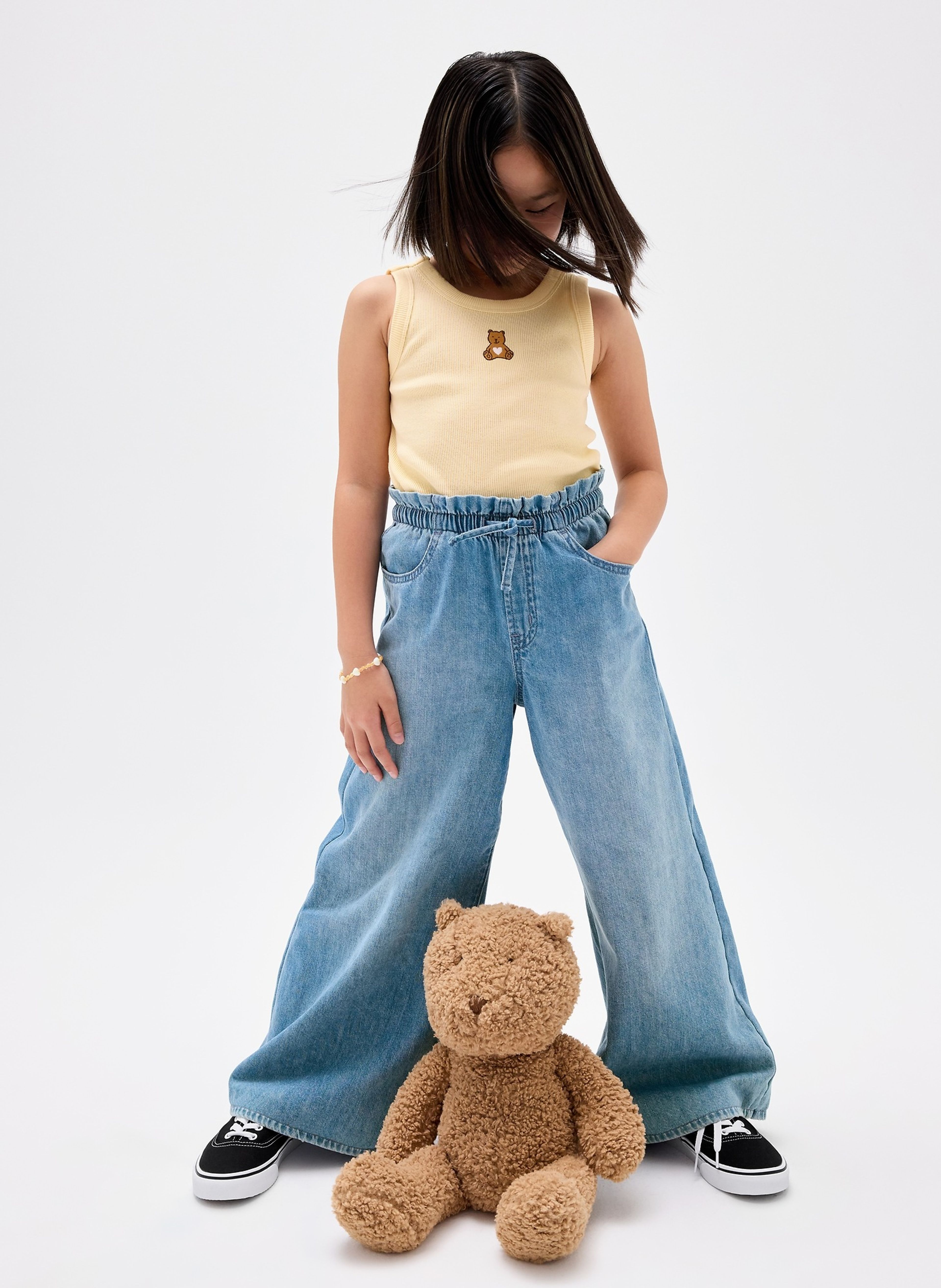Detské džínsy Mid Rise Pull-On Baggy - 006
