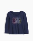 Bébé T-shirt avec logo-Bleu marine - 004