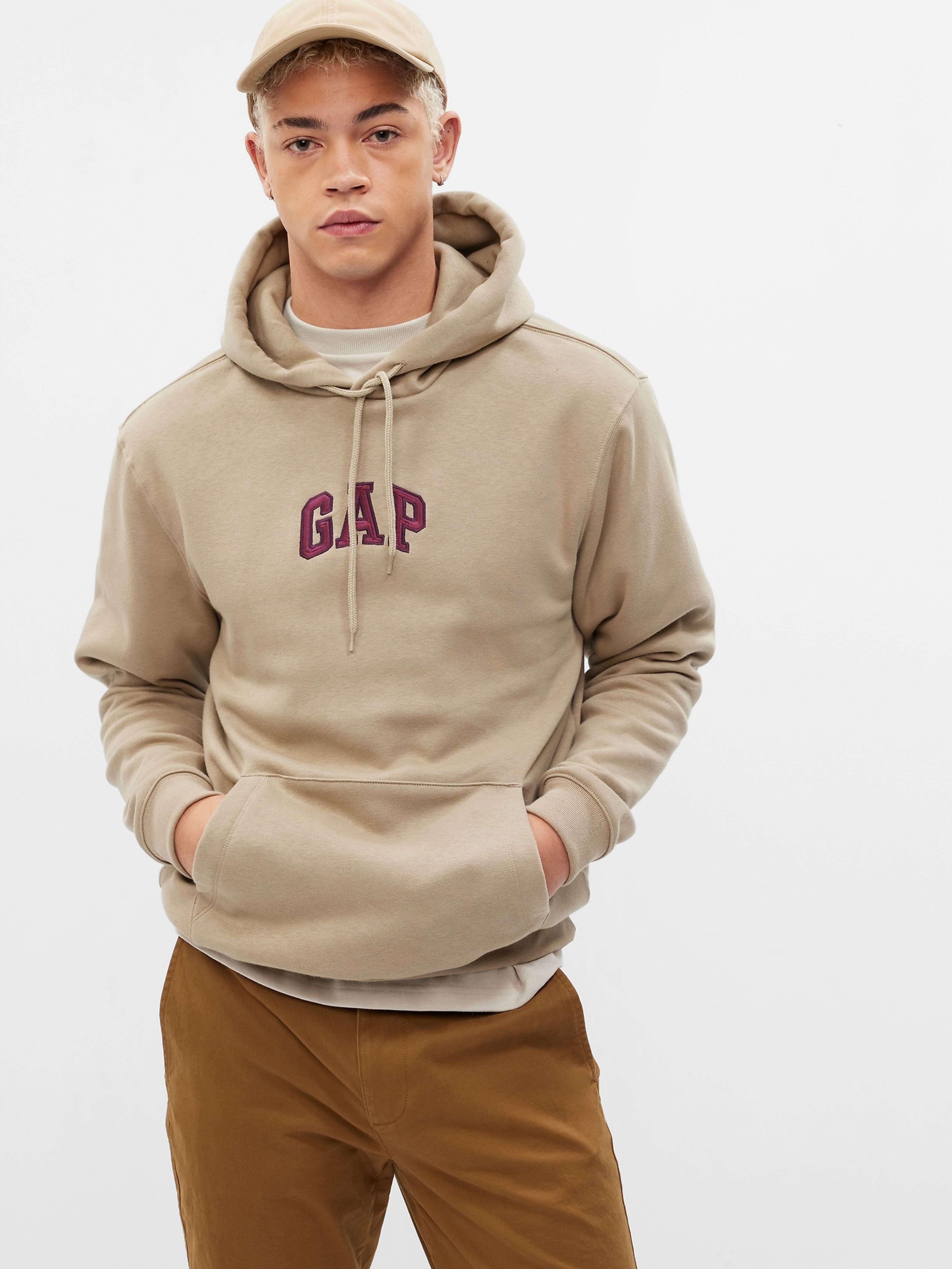 Sweatshirt mit Logo und Kapuze