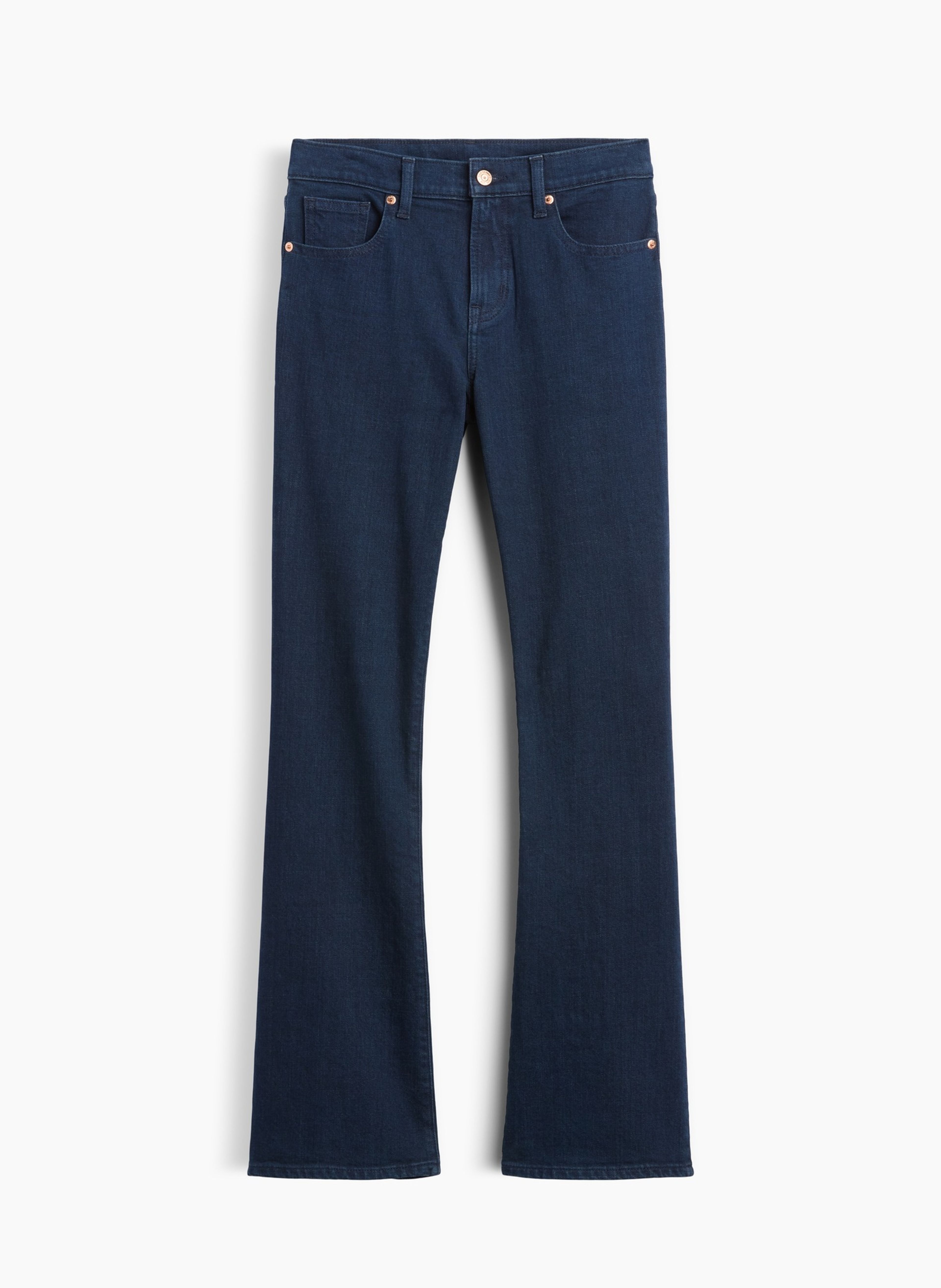 Mid Rise Bootcut Jeans - 007