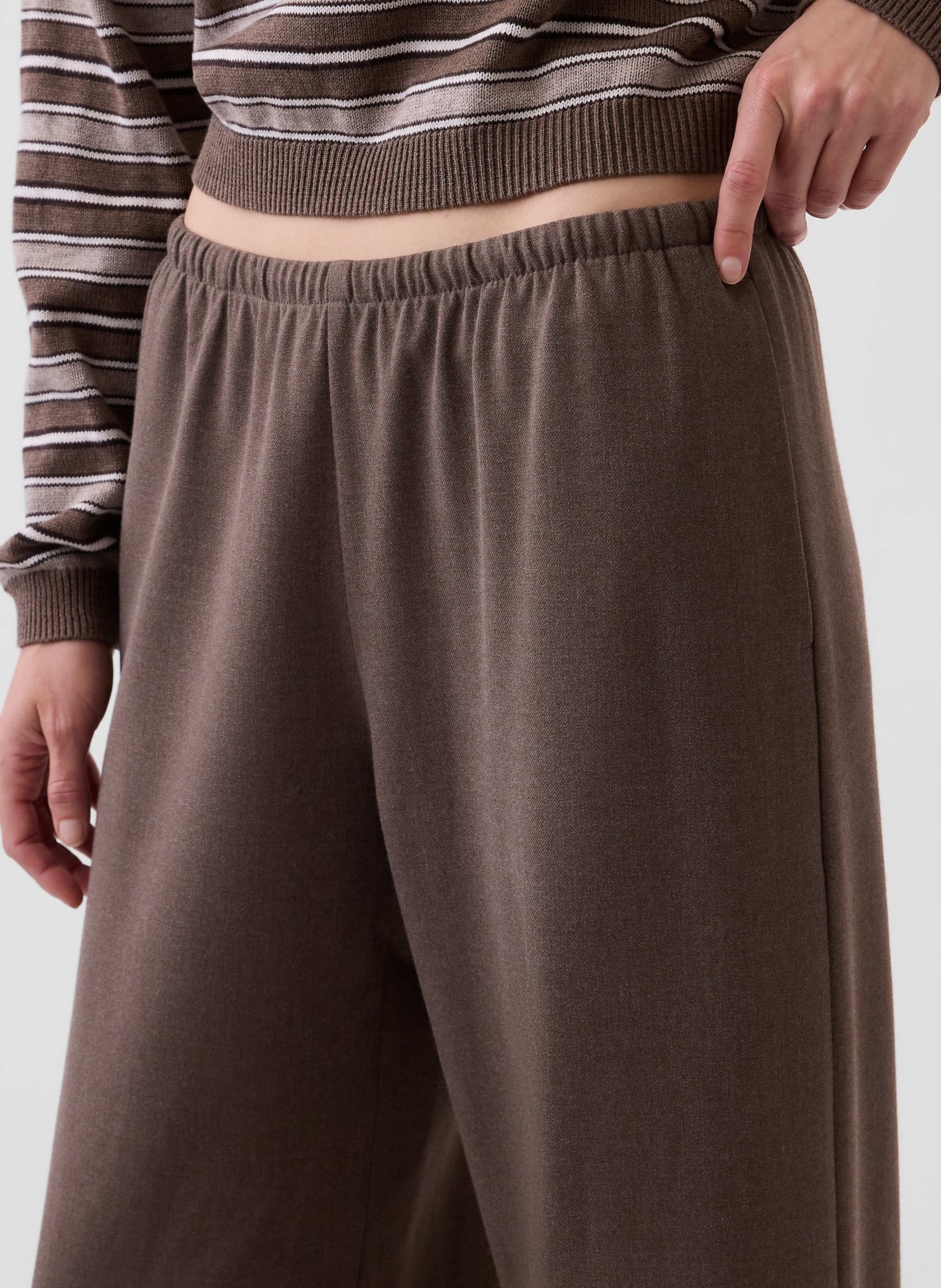 Nohavice wide-leg Easy - 005
