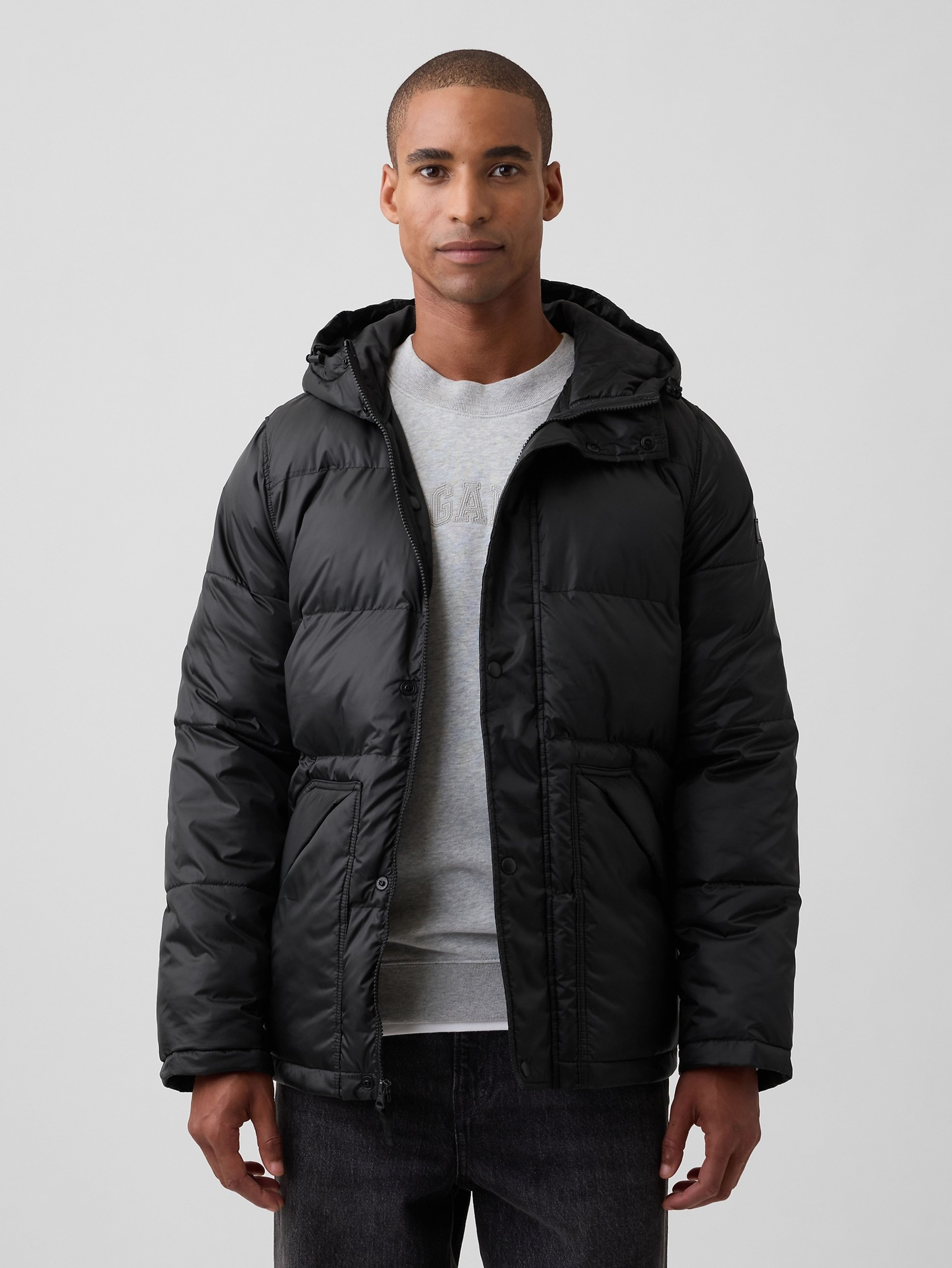 Pikowana kurtka oversize Heavyweight - 001