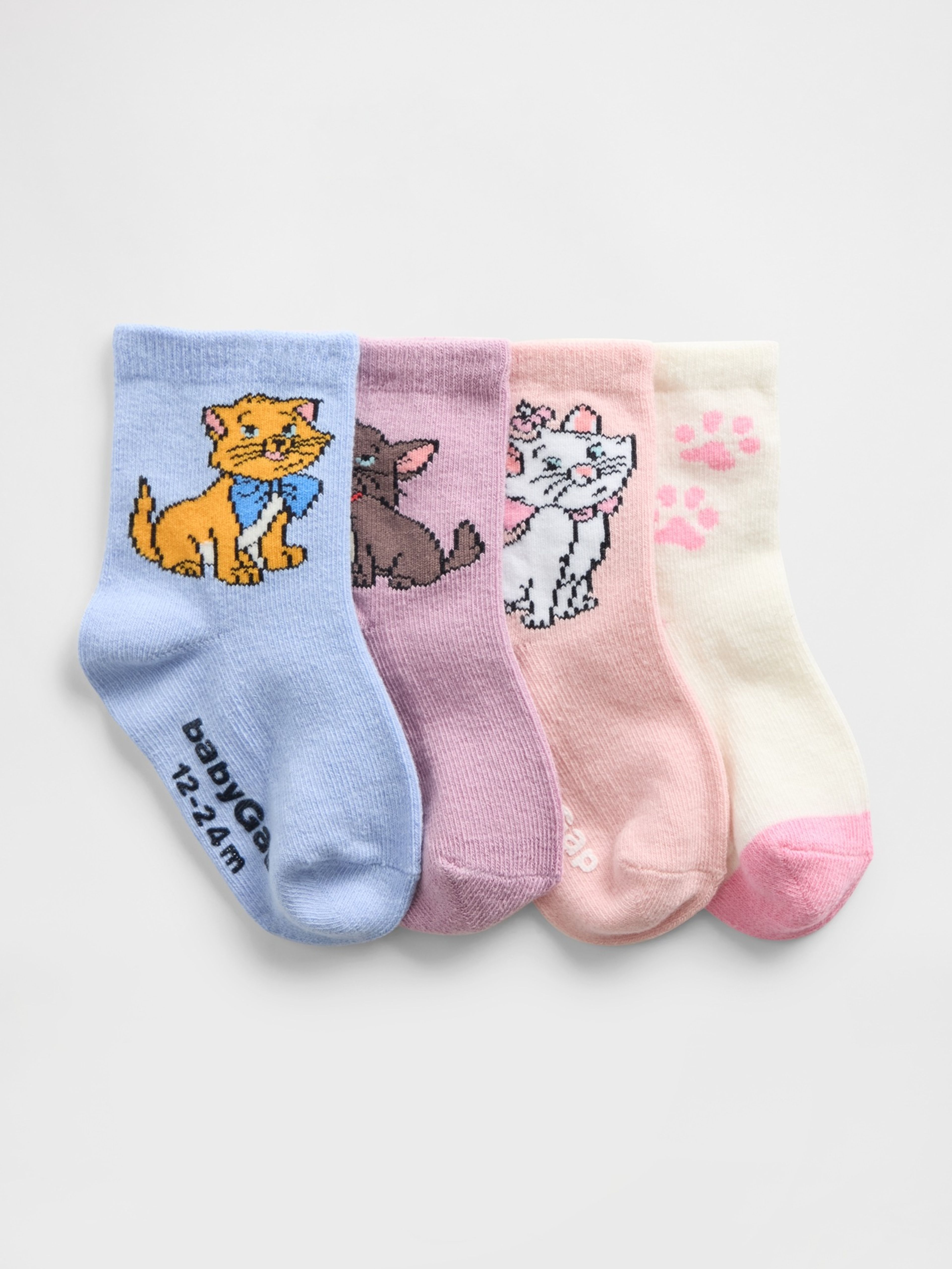 Skarpetki baby Gap & Disney, 4 pary