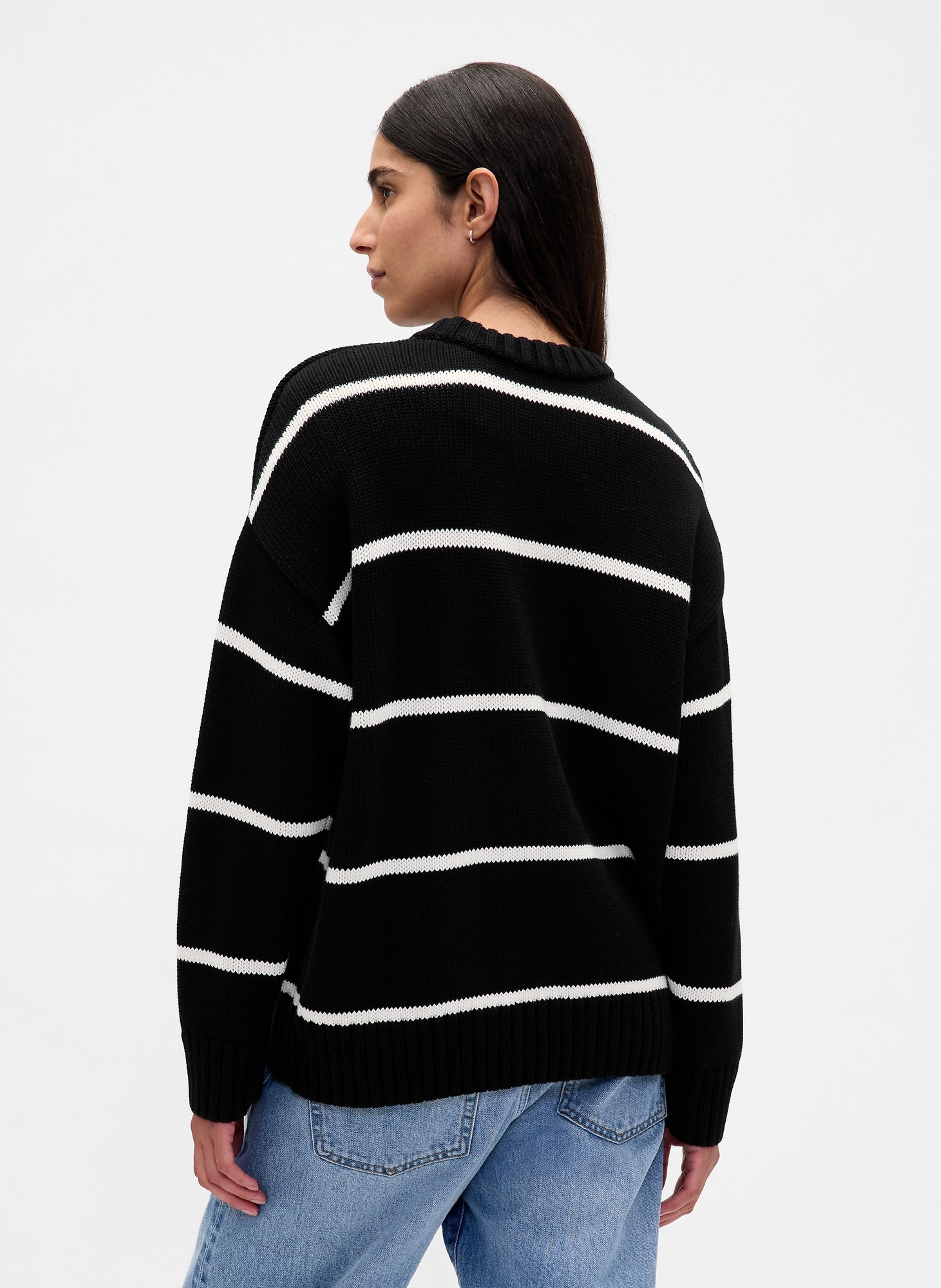 Pull en coton oversize - 003