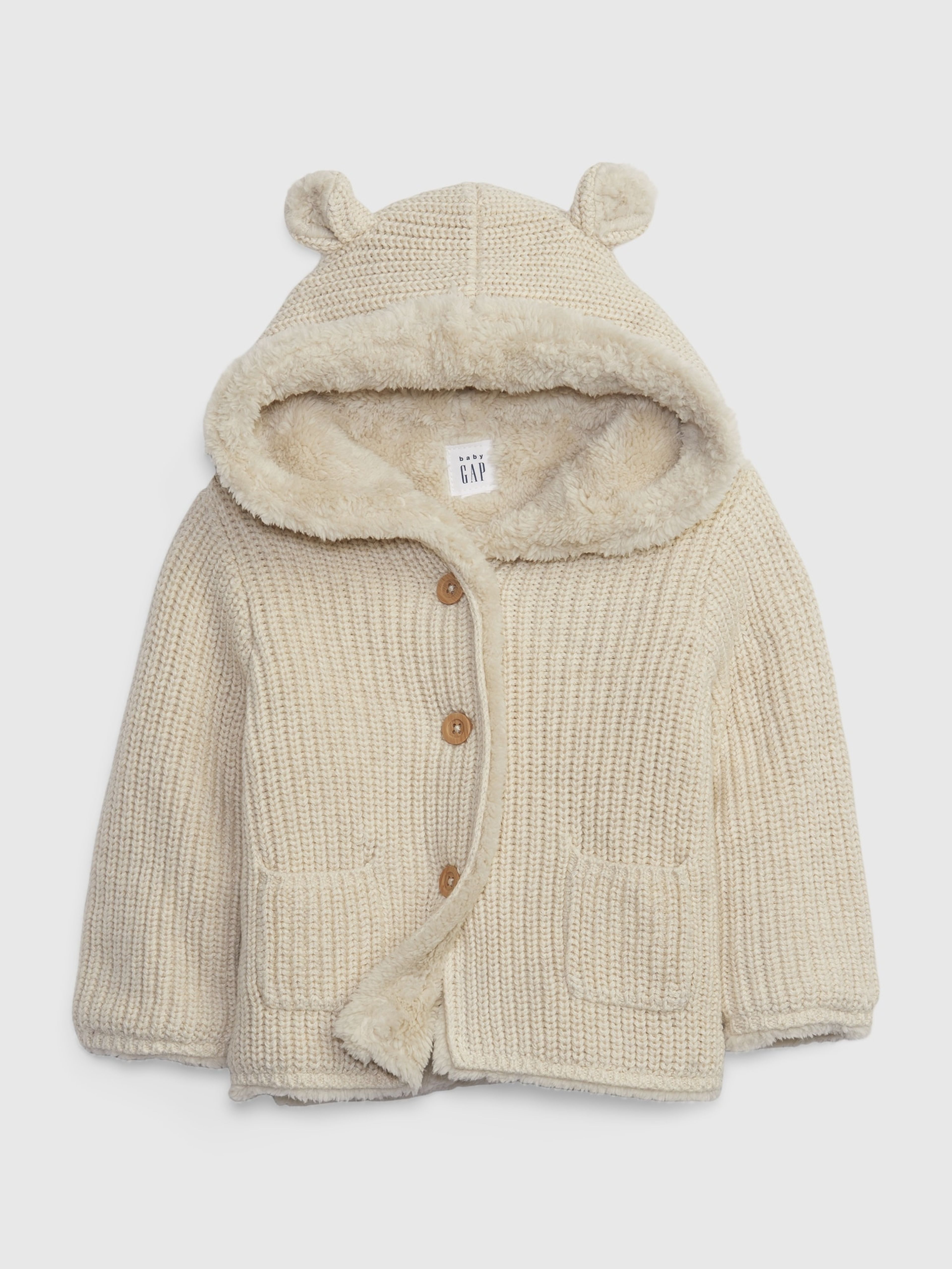 Baby sweter sherpa bear