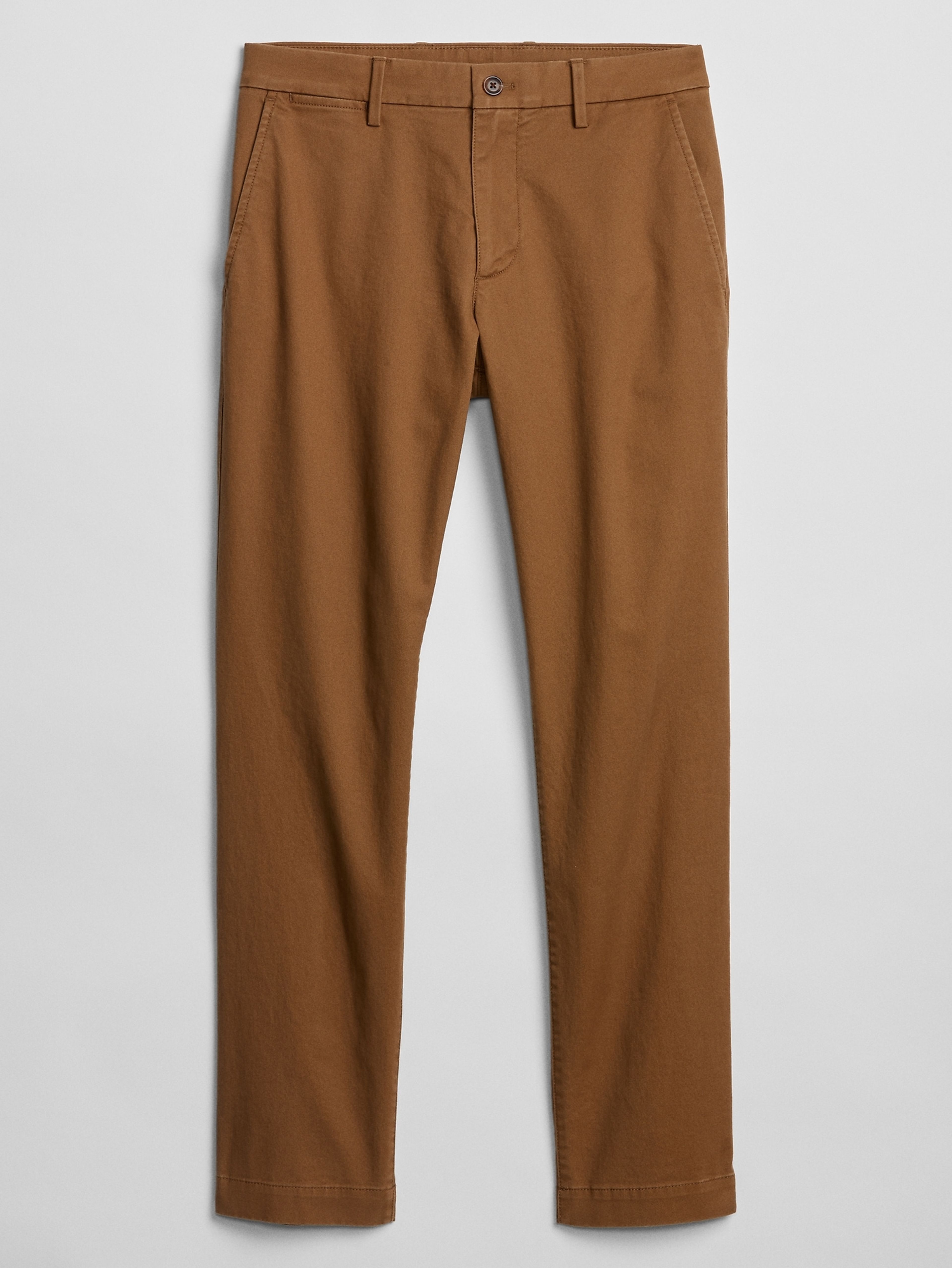 Khaki nohavice skinny GapFlex