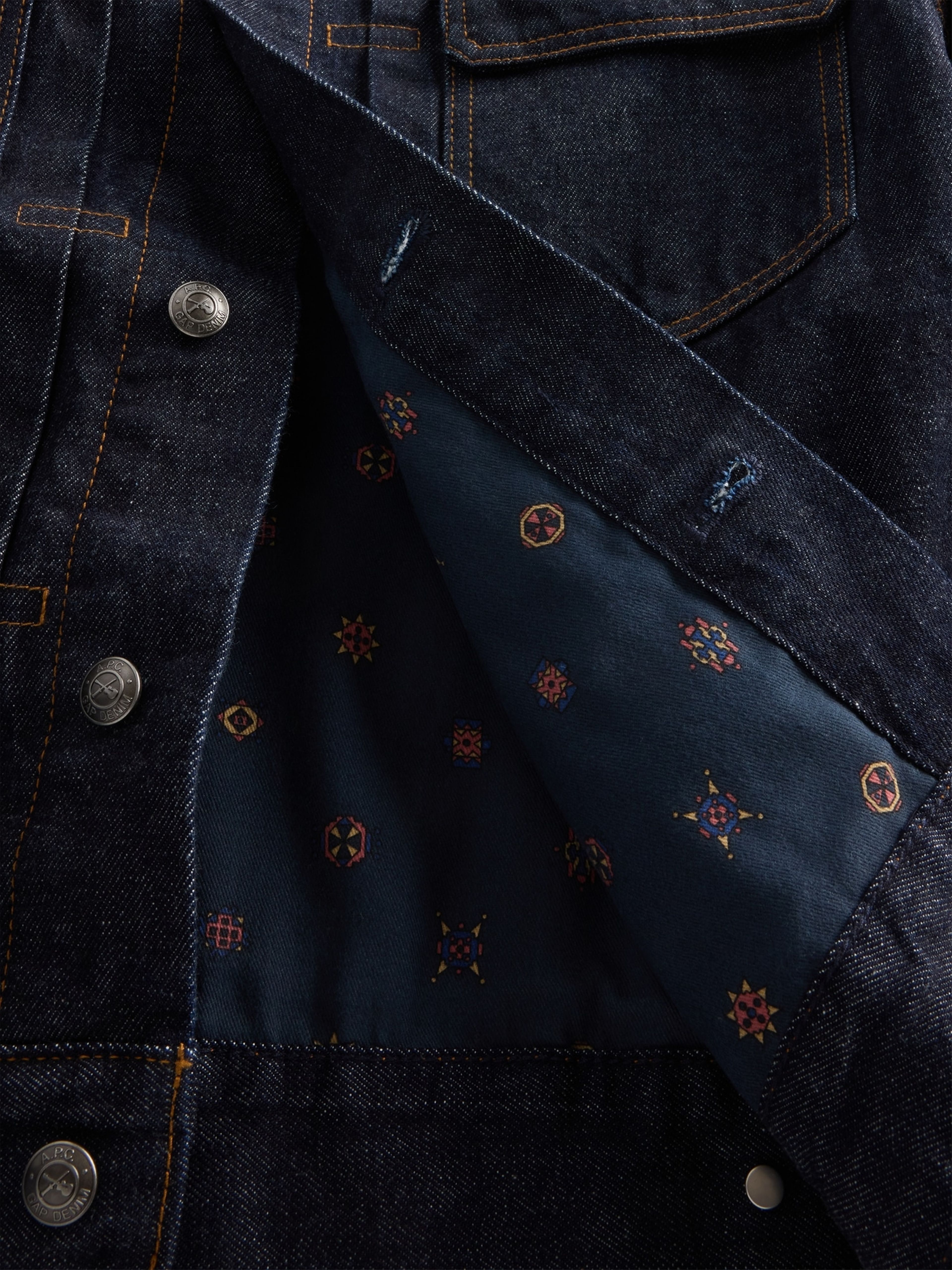 Spijkerjack van Japans denim Gap × A.P.C. unisex - 008