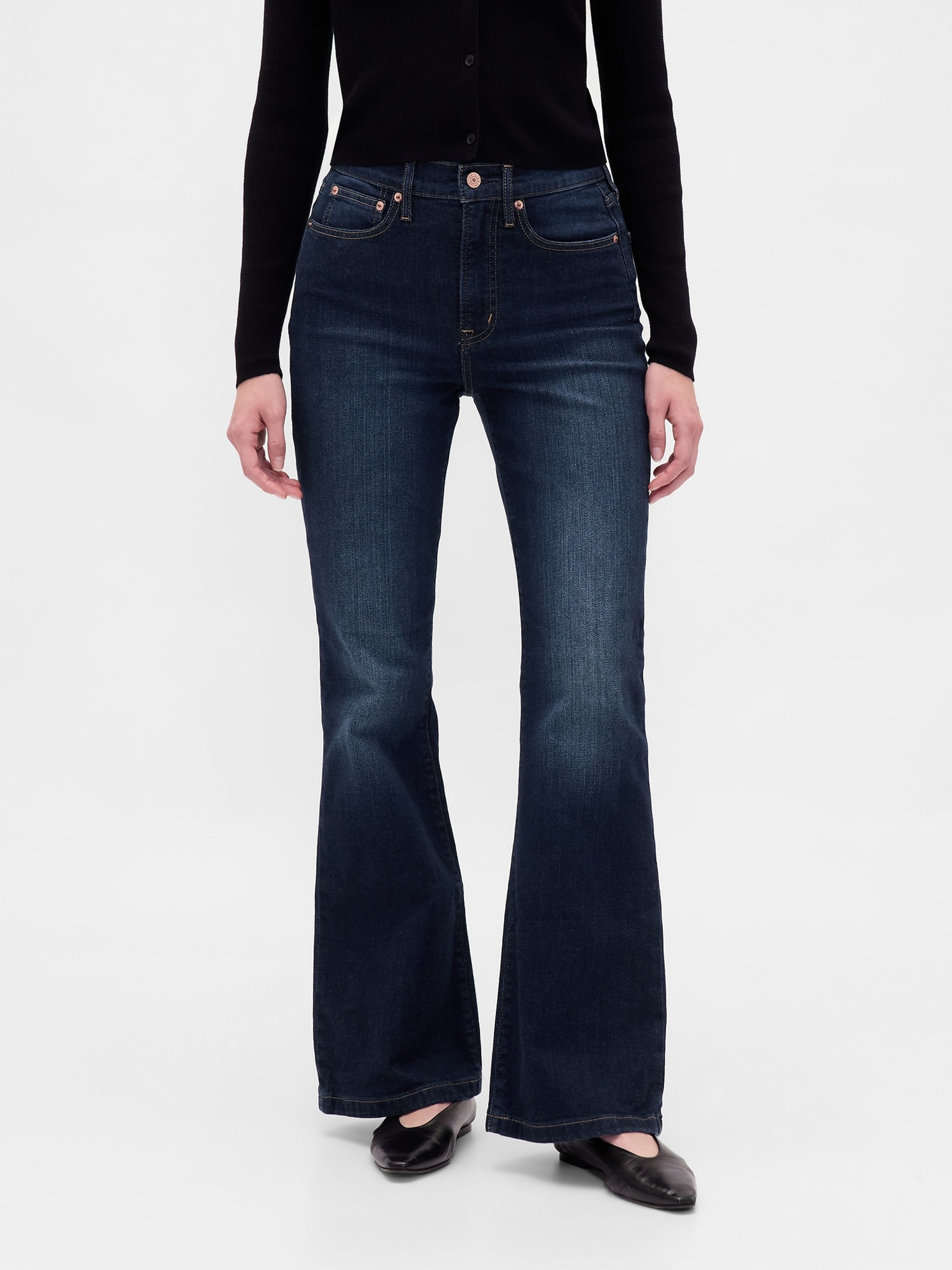 Jeans High Rise 70s Flare - 002