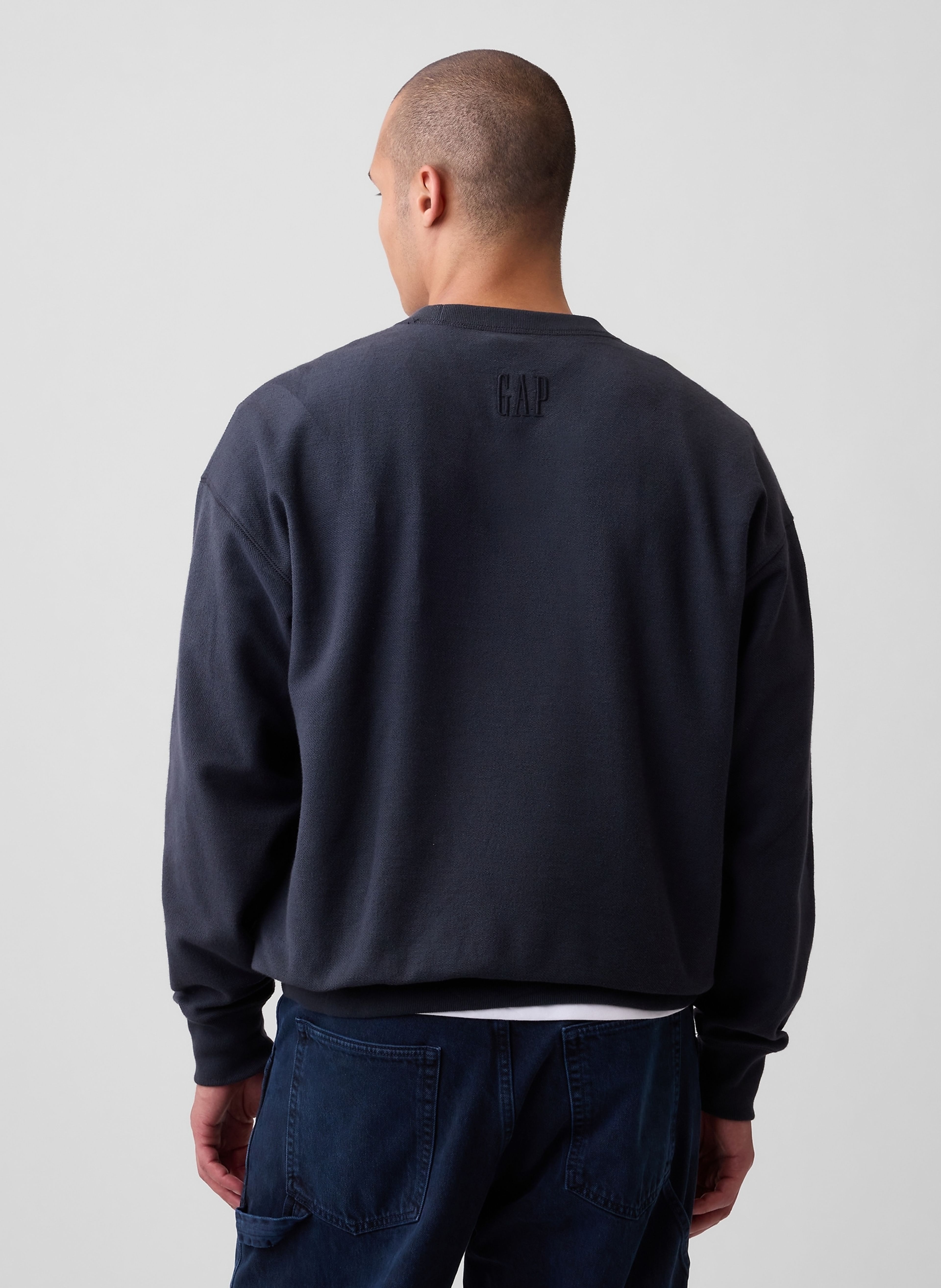 Bluza oversize z logo - 003