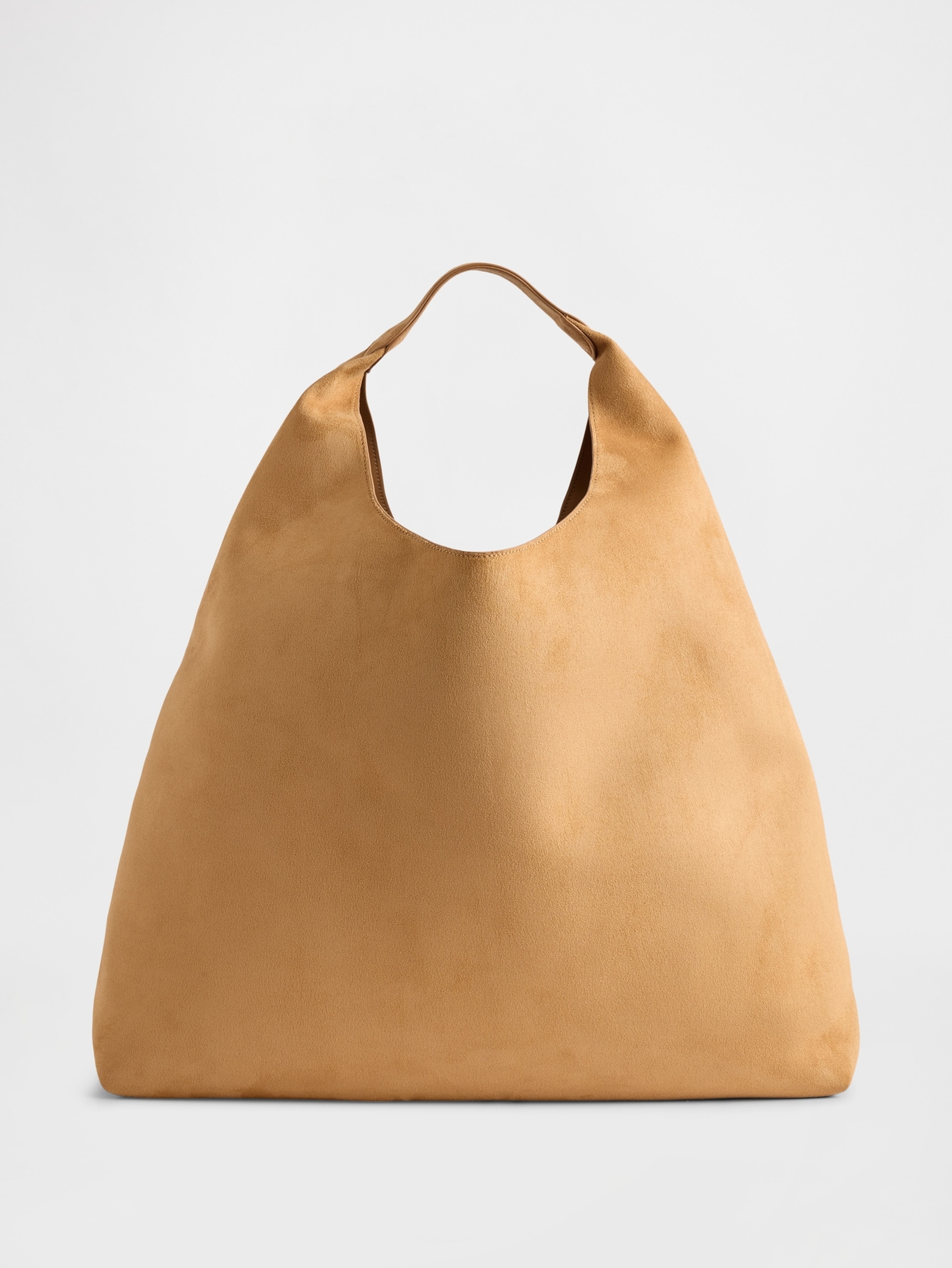 Veloursleder-Tasche aus veganem Leder