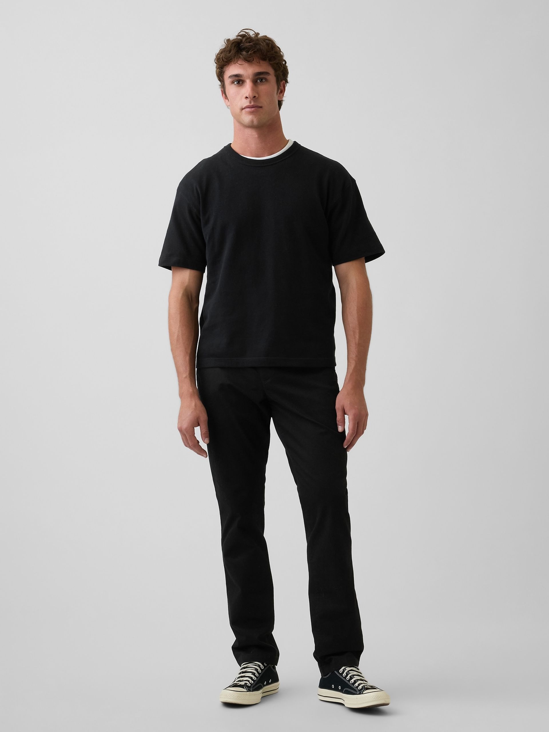 Spodnie khaki slim - 001