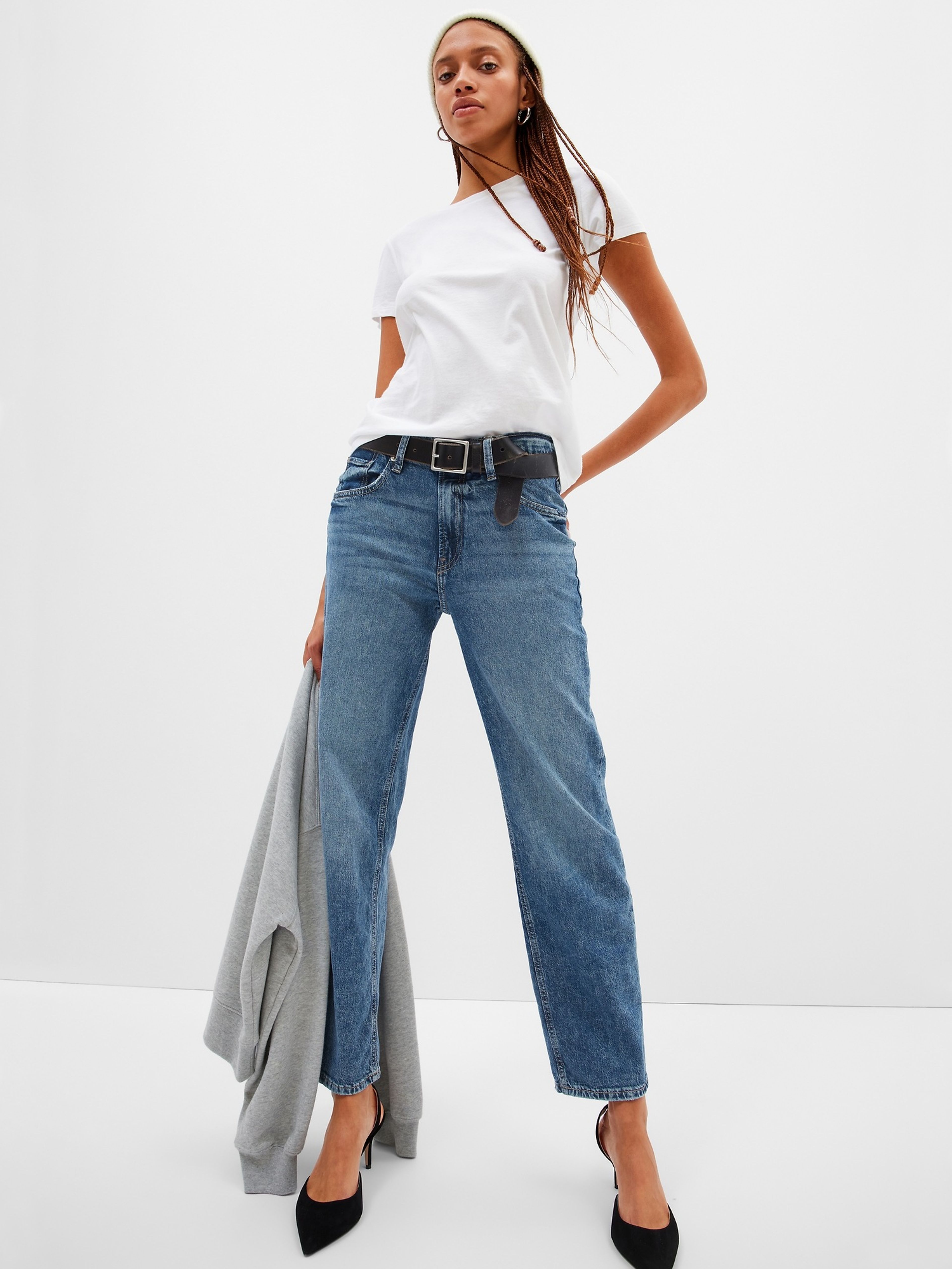 Loose Mid Rise '90s-Jeans