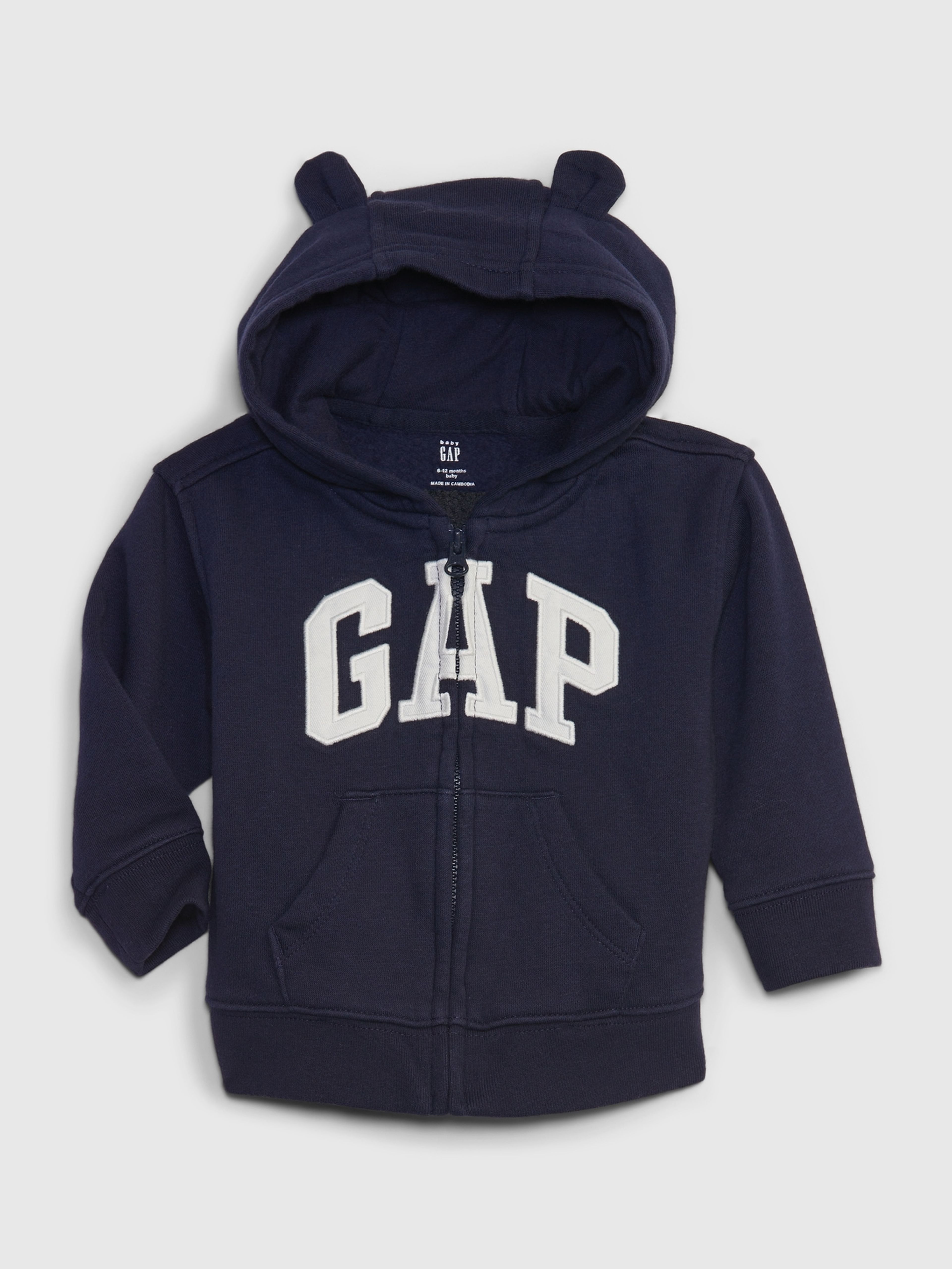 Baby-Sweatjacke mit Logo