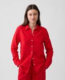 Koszula Easy Shirt z domieszką lnu-Czerwony - 004