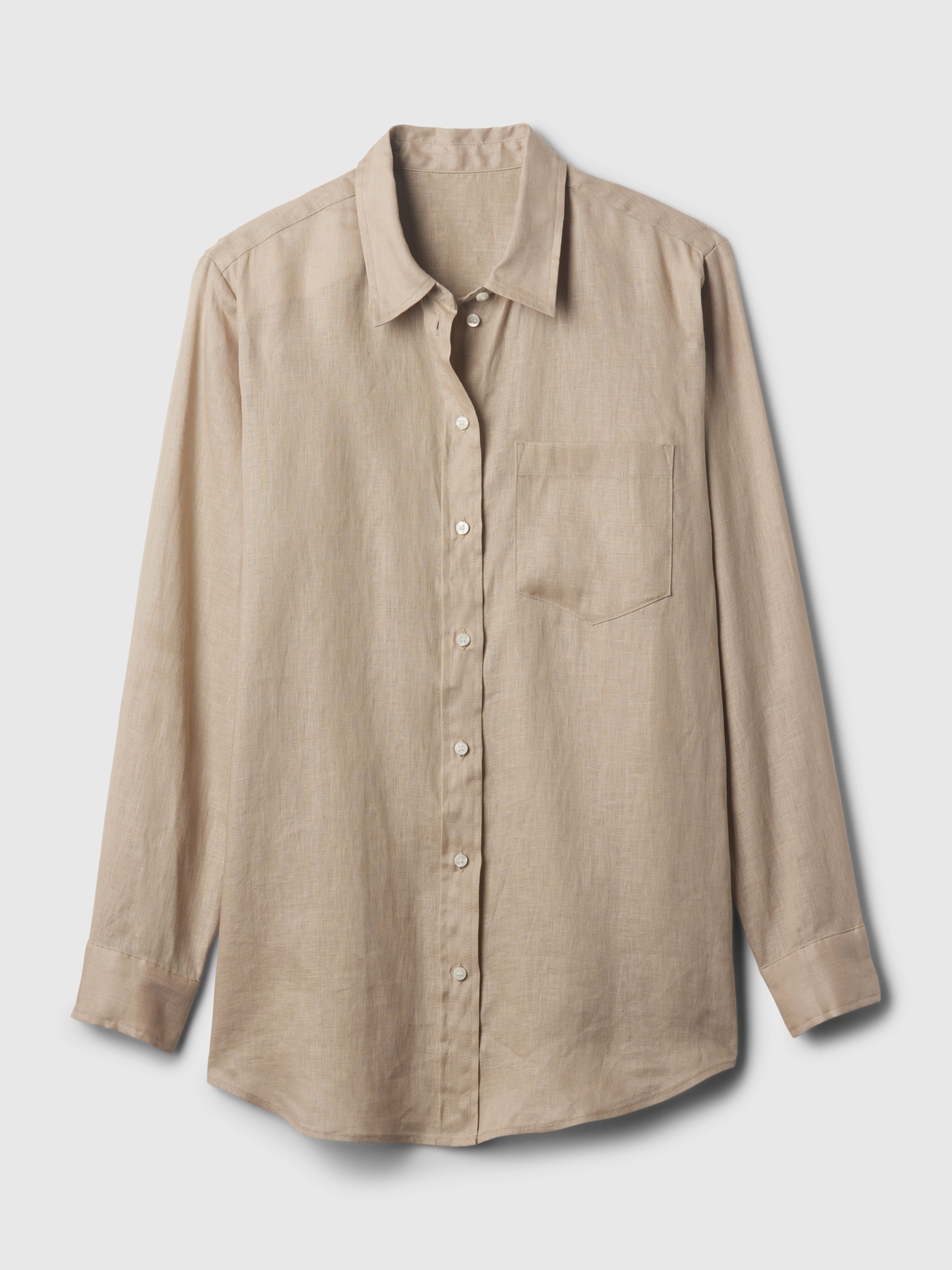 Ľanová košeľa Boyfriend Shirt - 004