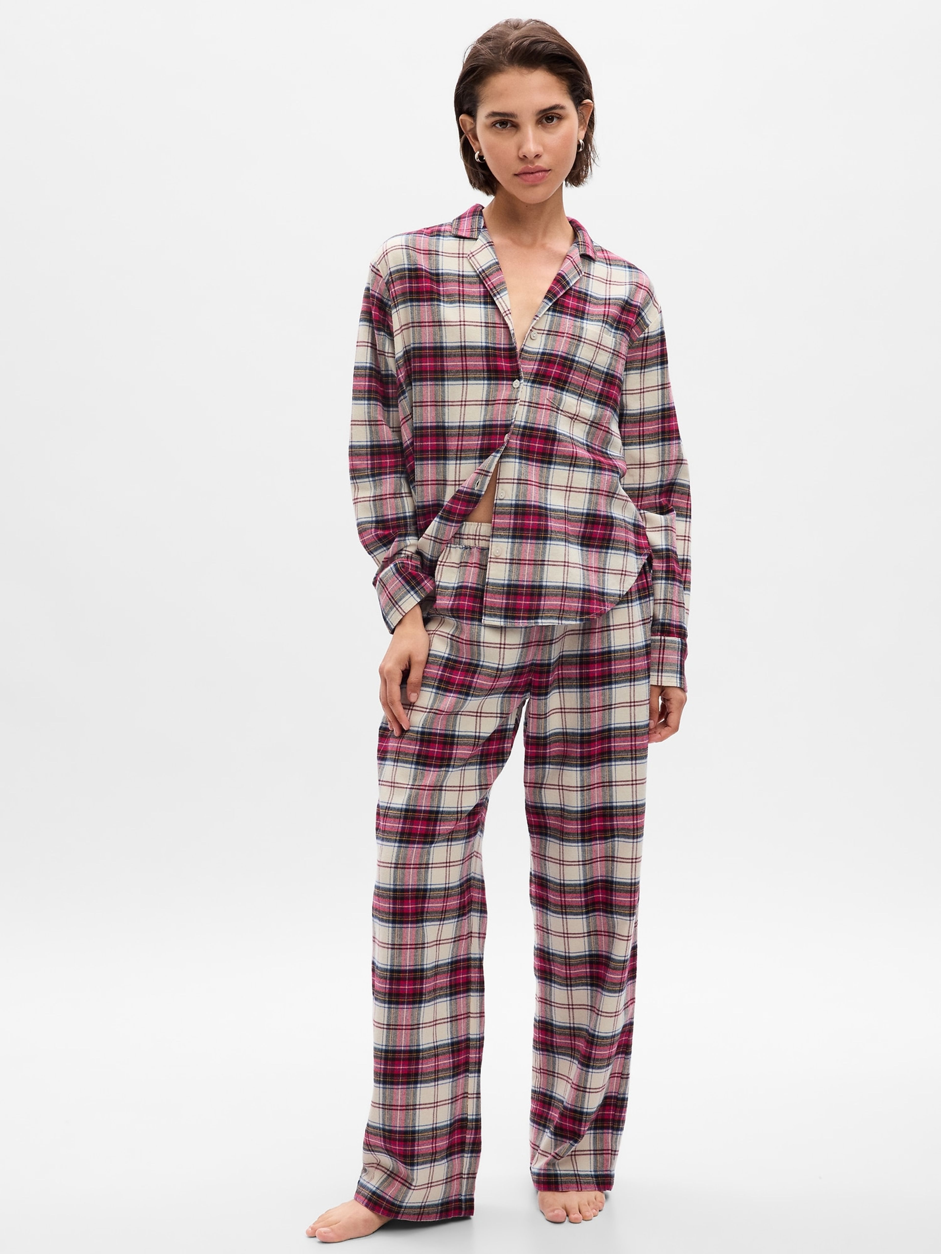 Flanell karierter Pyjama