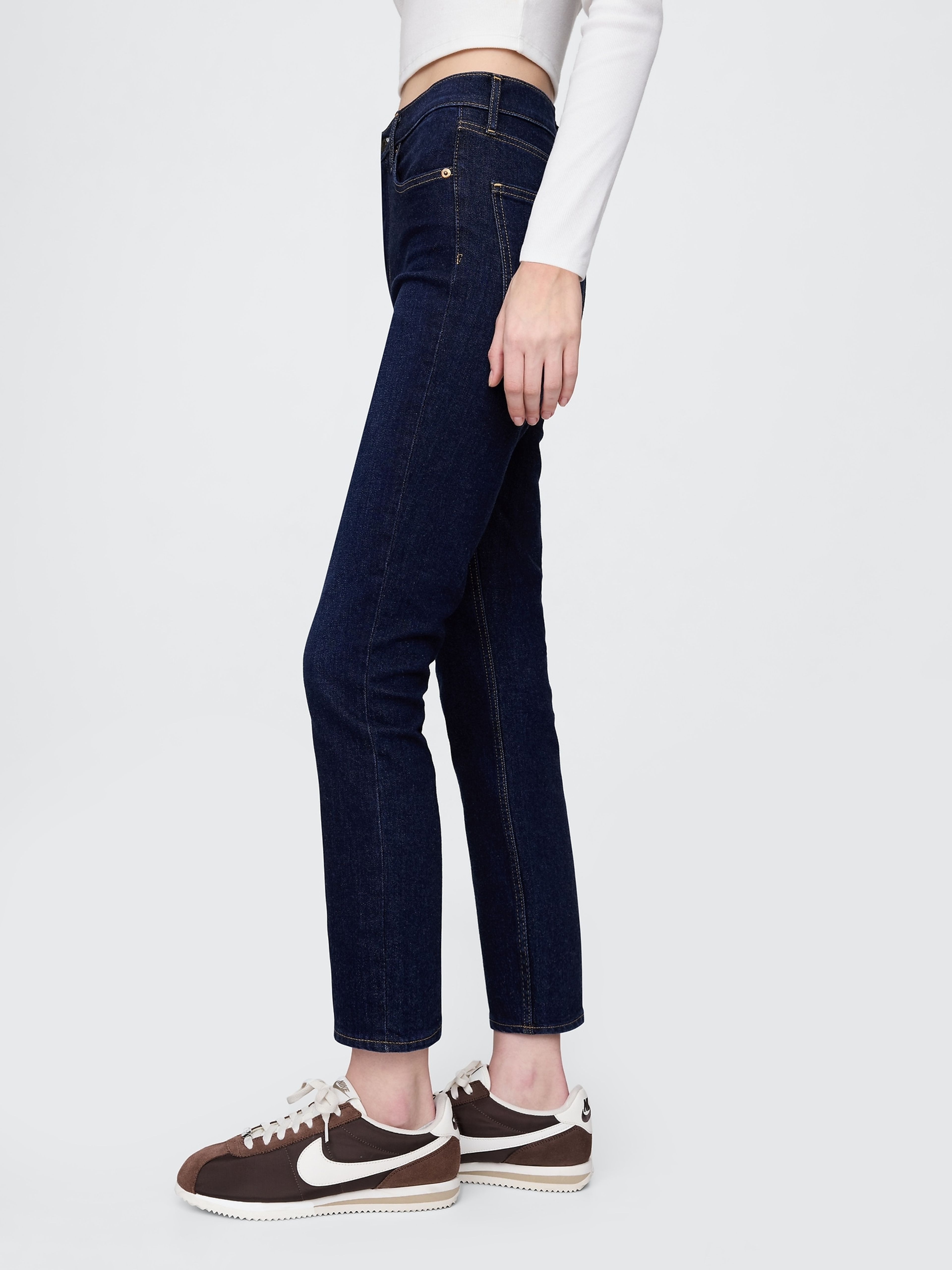 Jeans High Rise Slim Vintage - 003