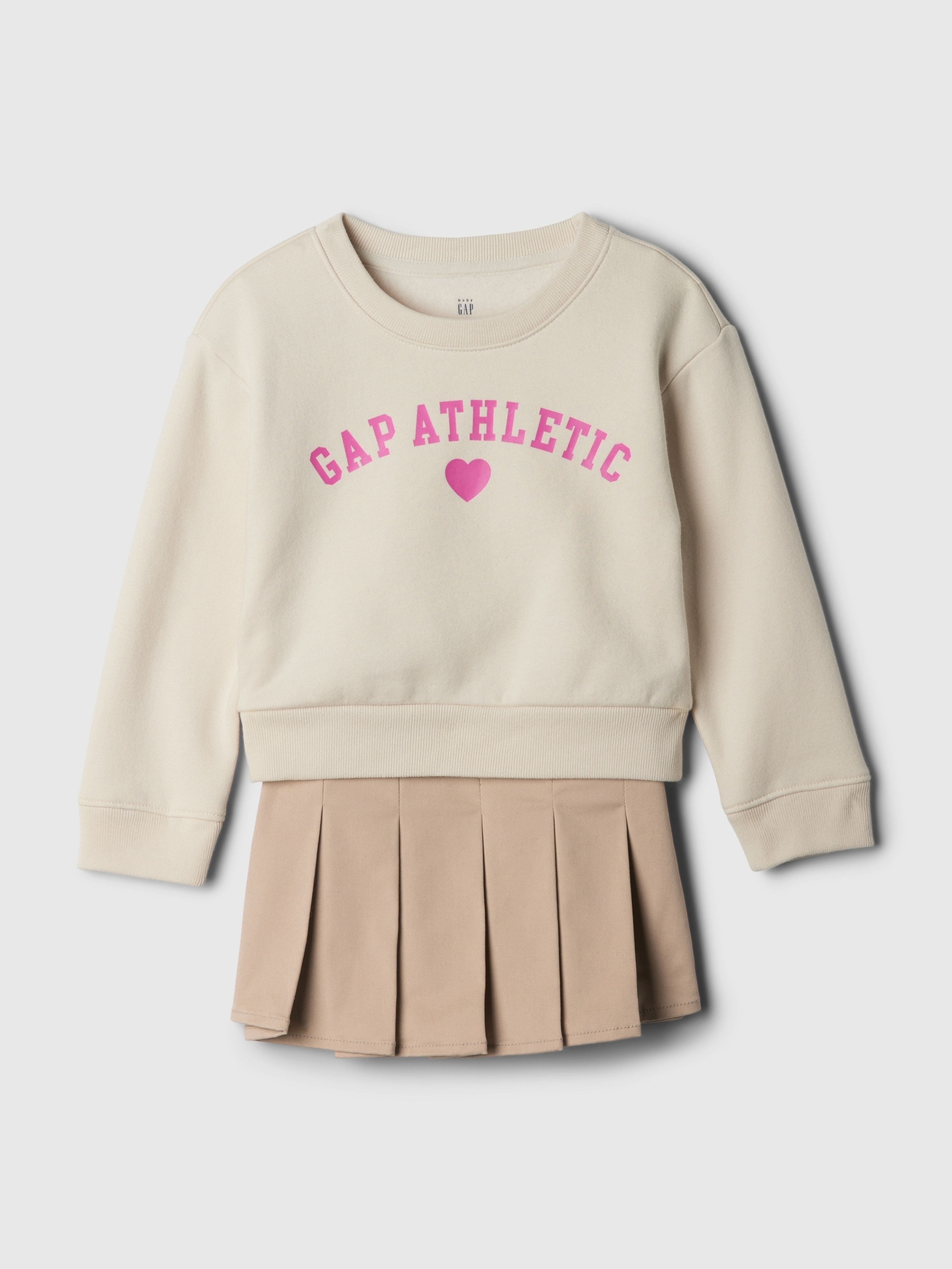 Baby Set aus Hoodie und Skort Gap Athletic