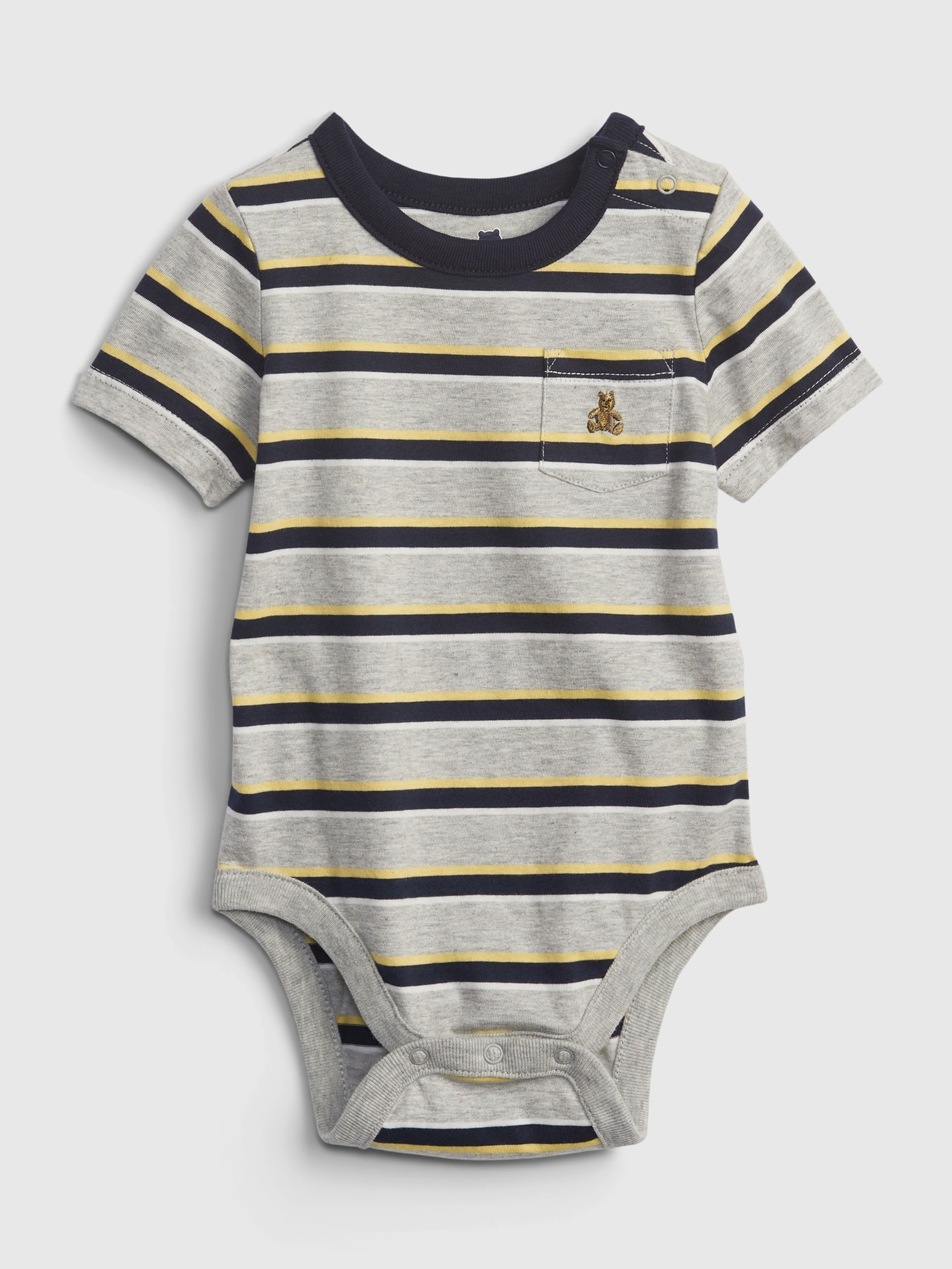 Baby pruhované body Mix & Match