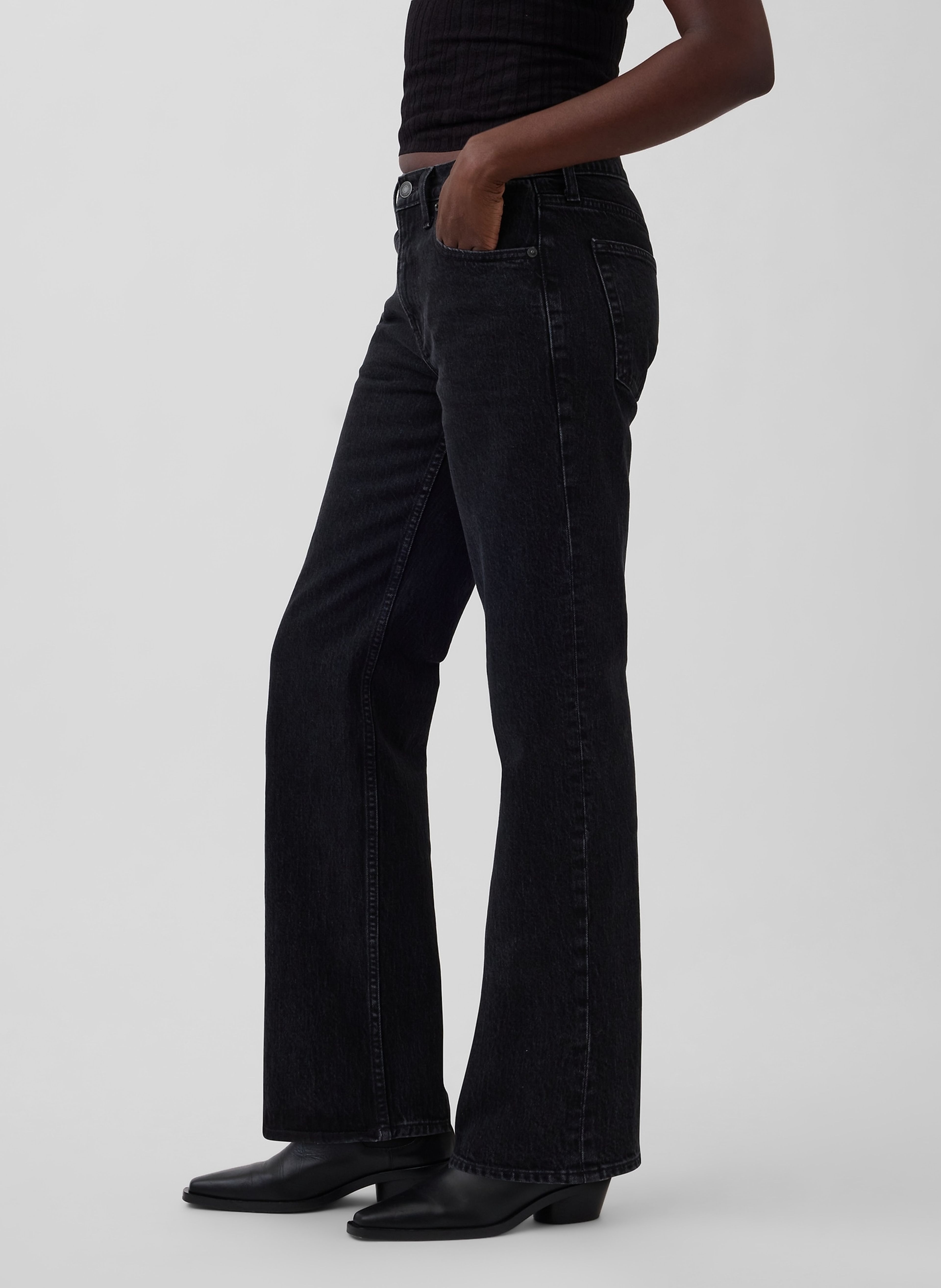 Mid Rise Relaxed Straight jeans - 003