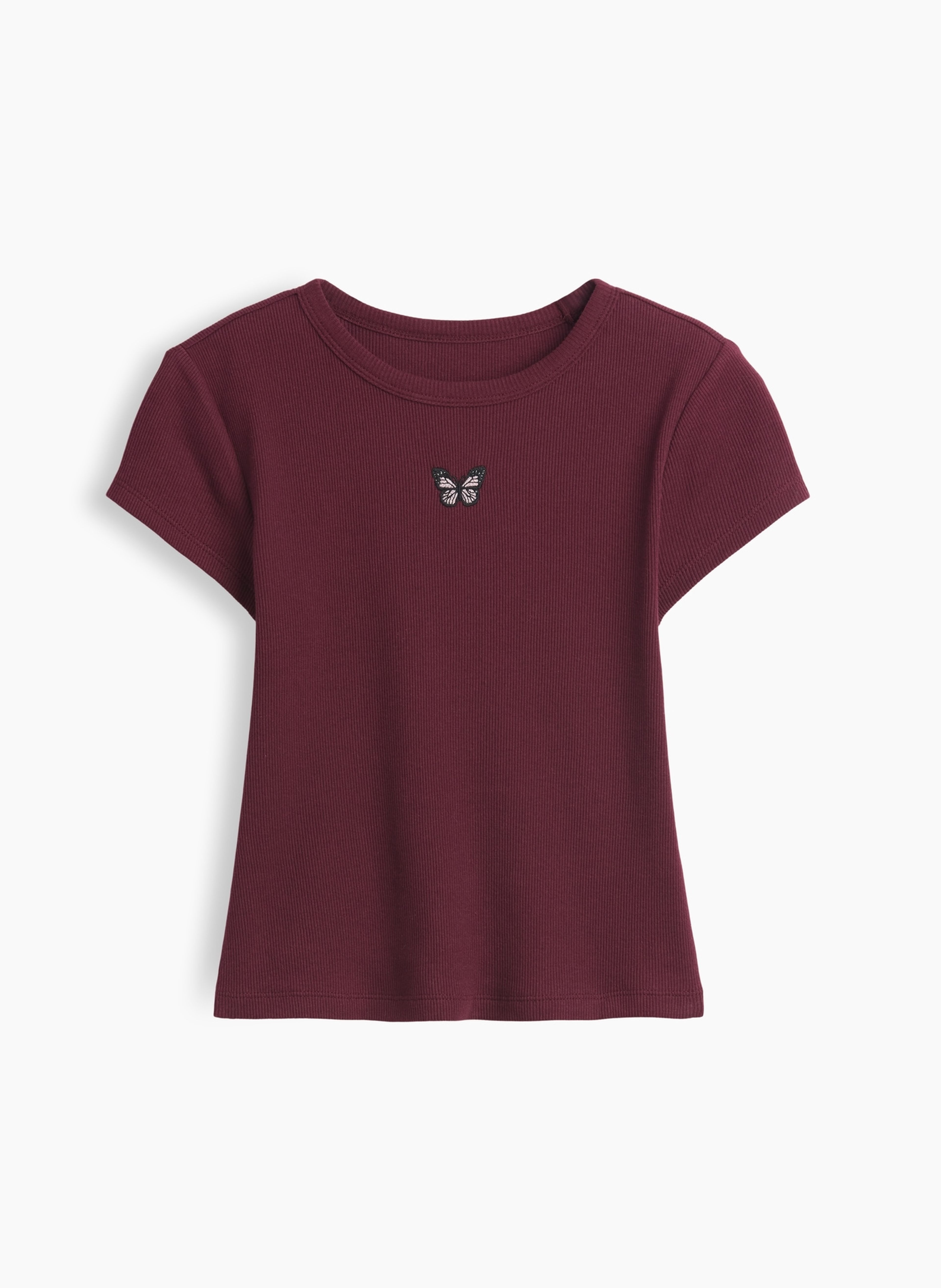 Dziecięcy prążkowany T-shirt - 003