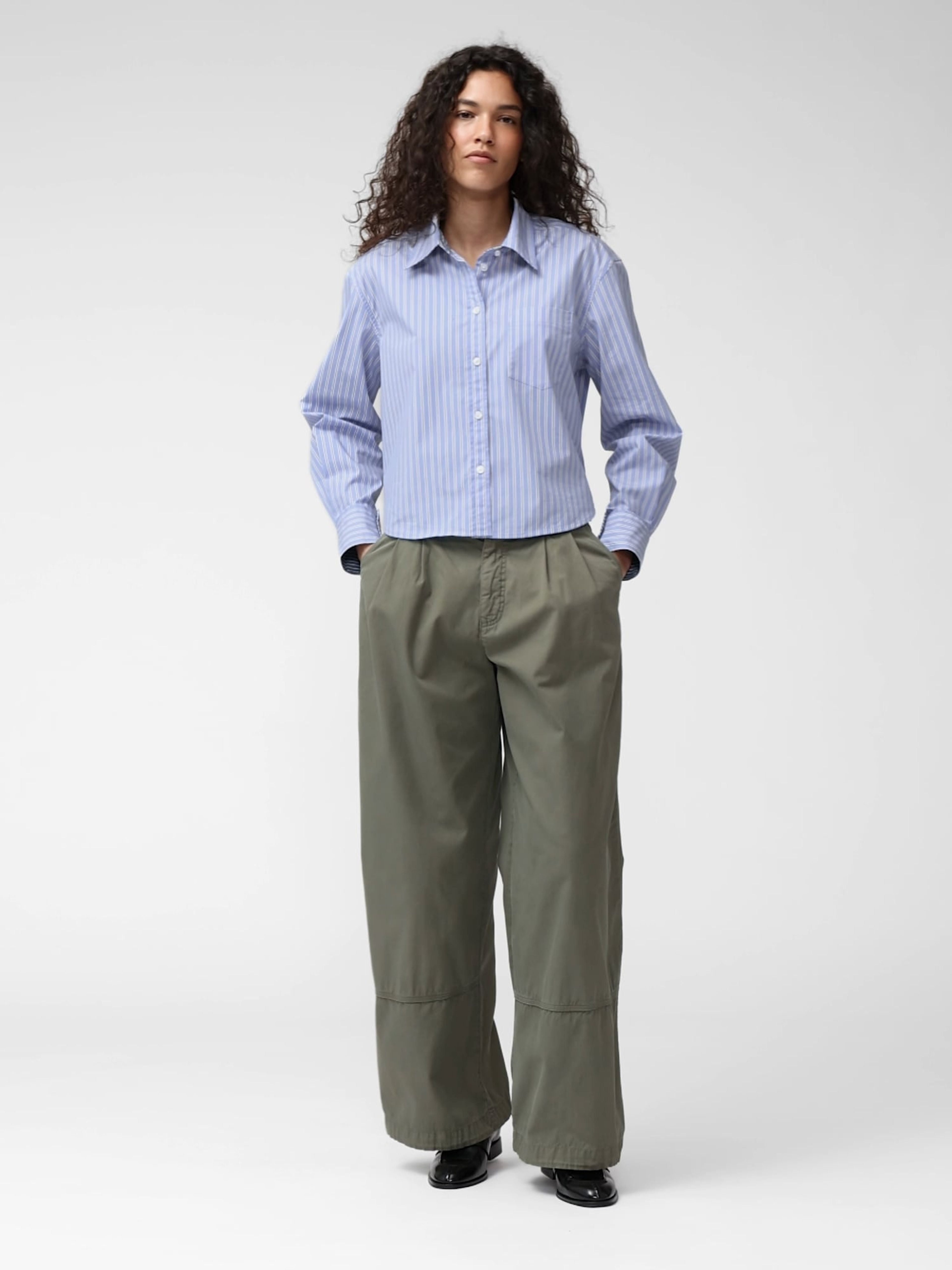 Široké kalhoty GapStudio by Zac Posen - 009