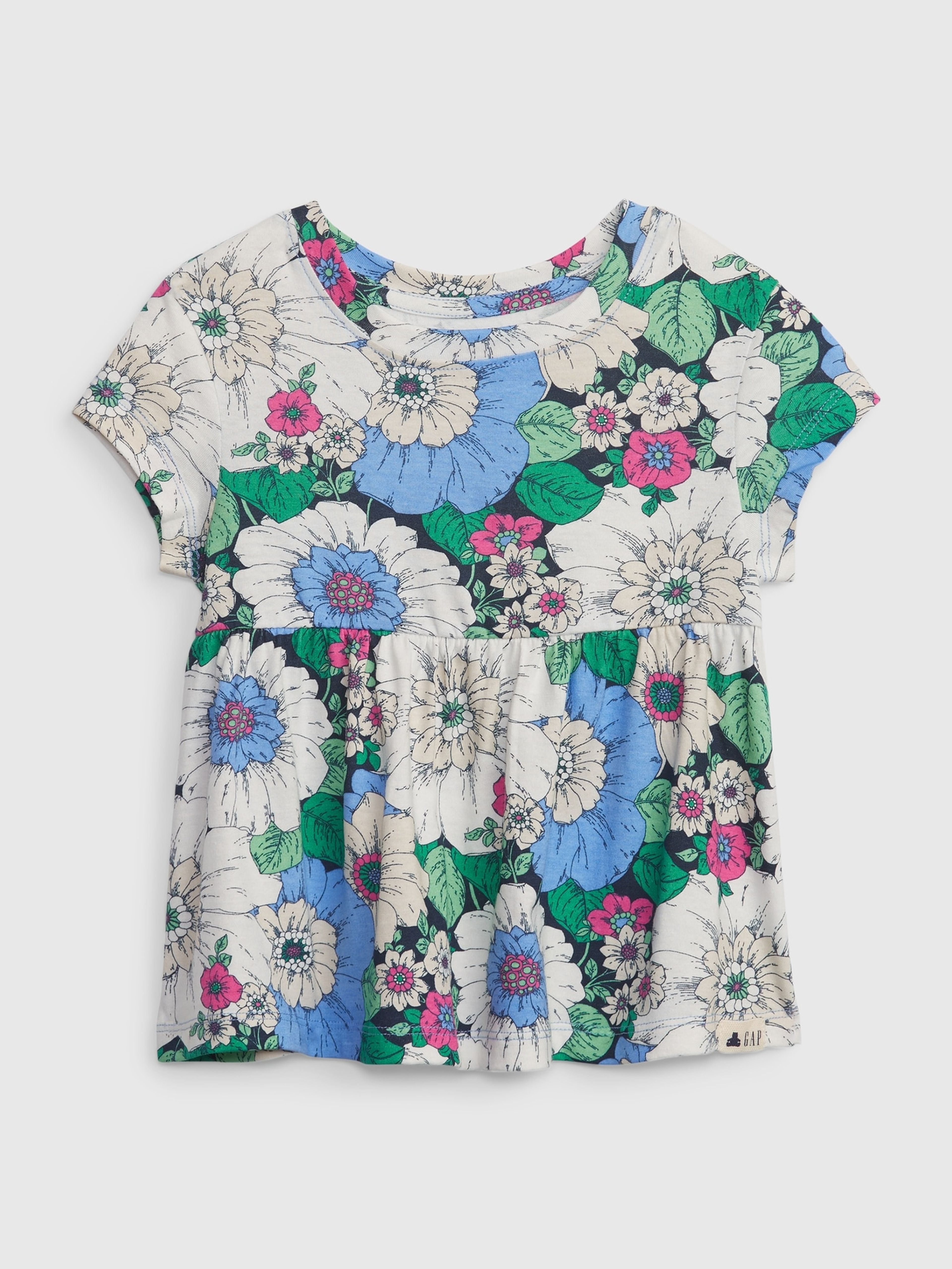 Tricou cu imprimeu floral pentru copii