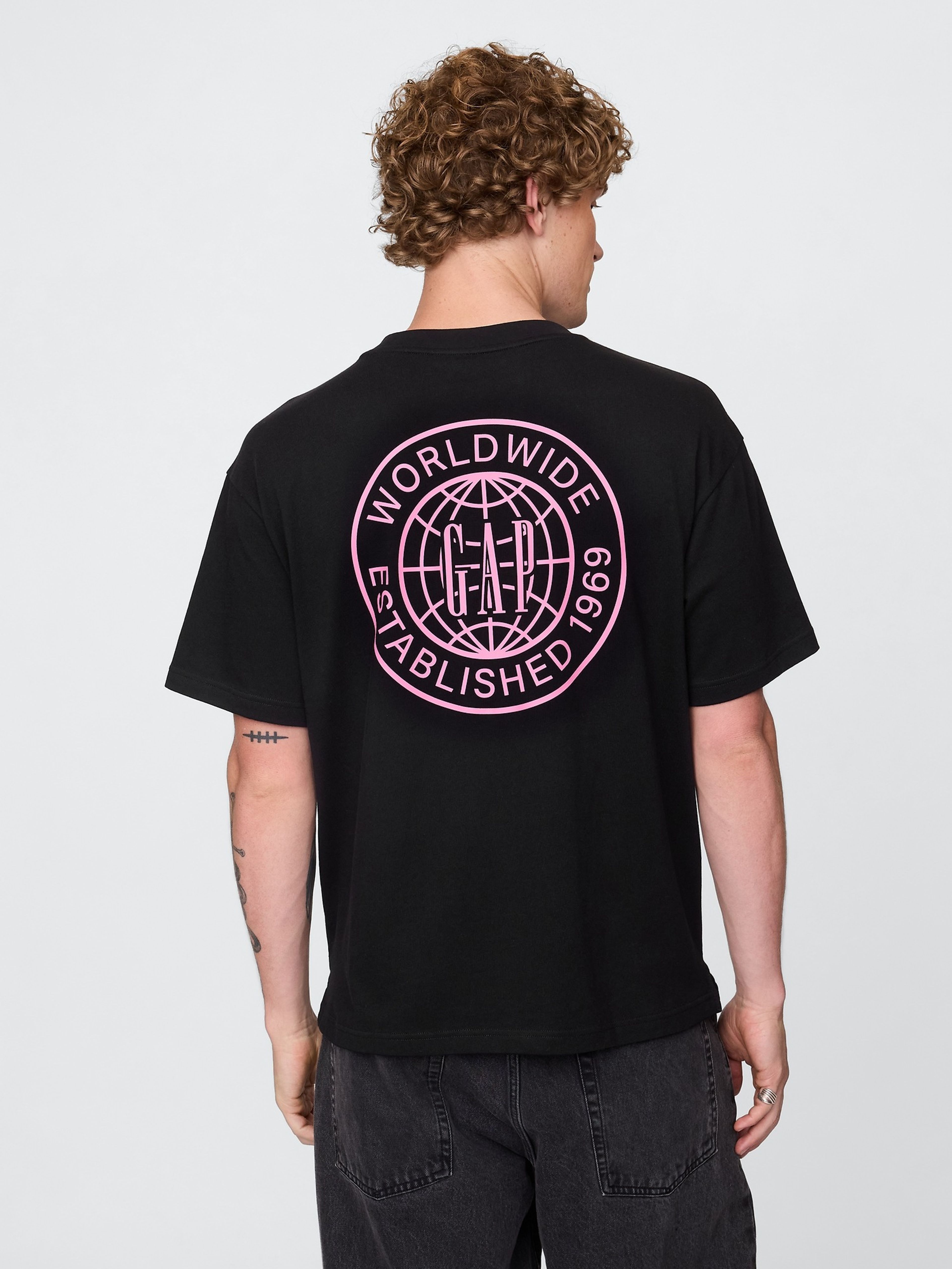 Herren-Oversize-T-Shirt Brannan
