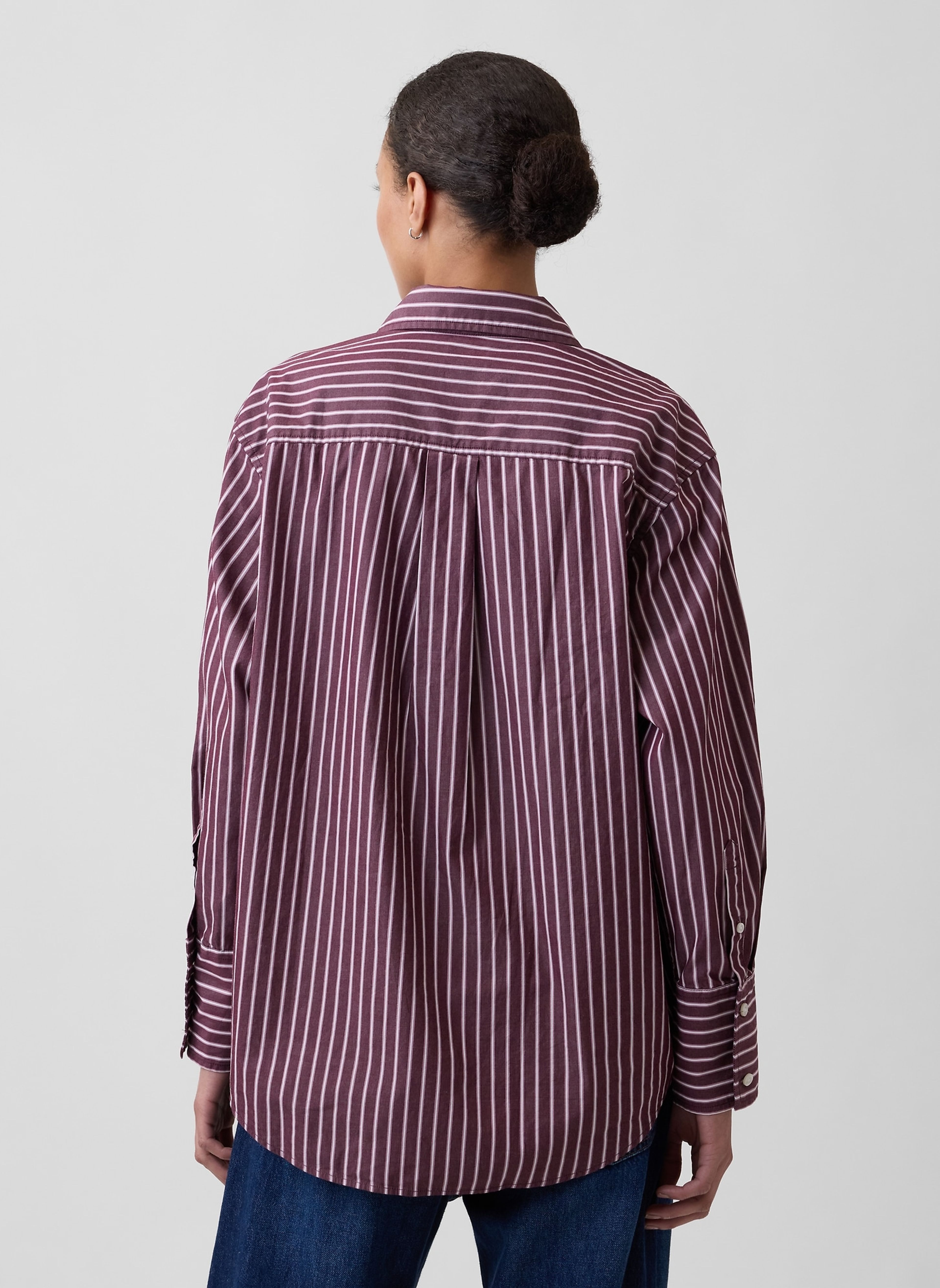Popelínová oversize košeľa Big Shirt - 002