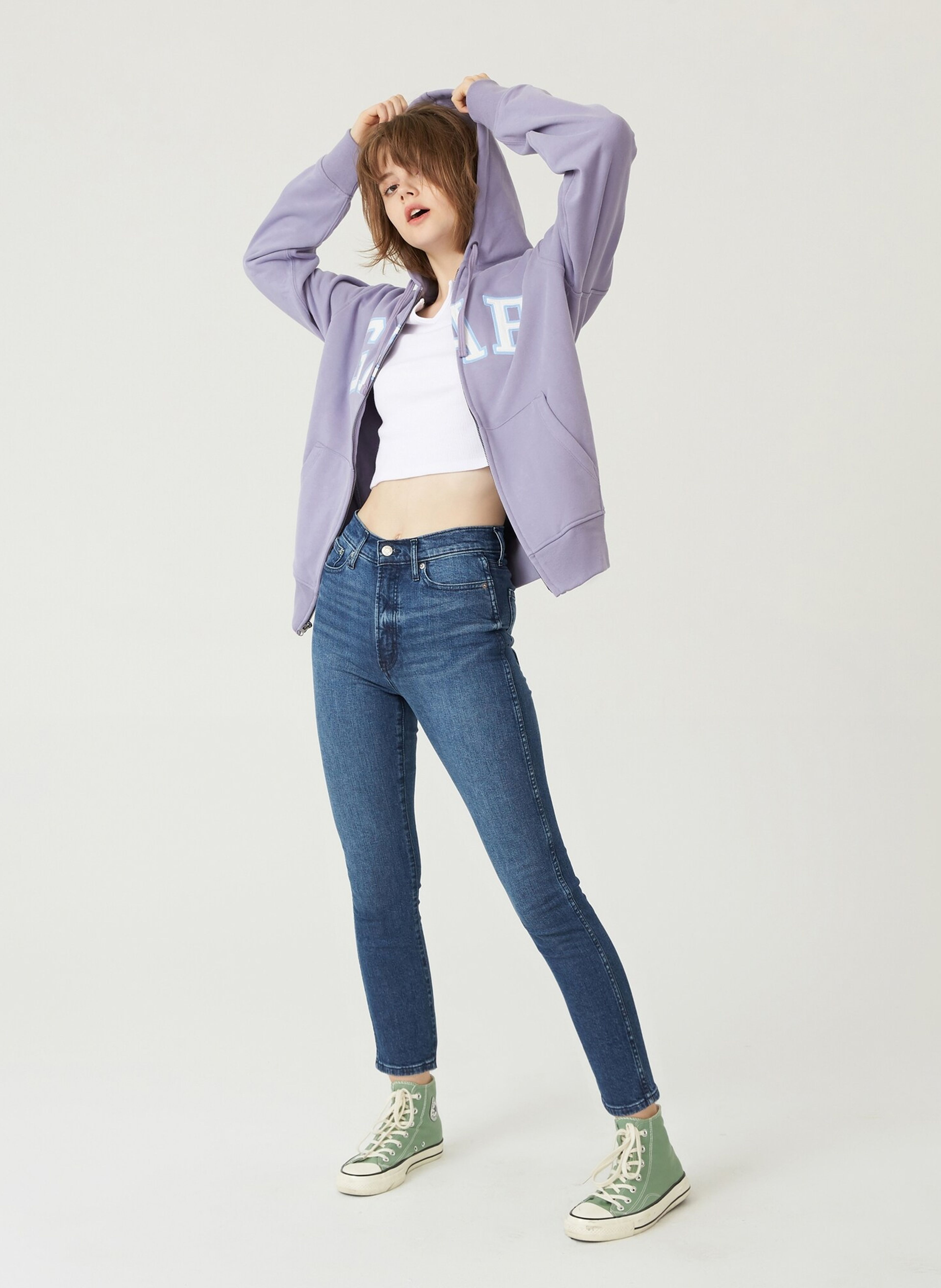 Jean High Rise Slim Vintage Washwell - 004