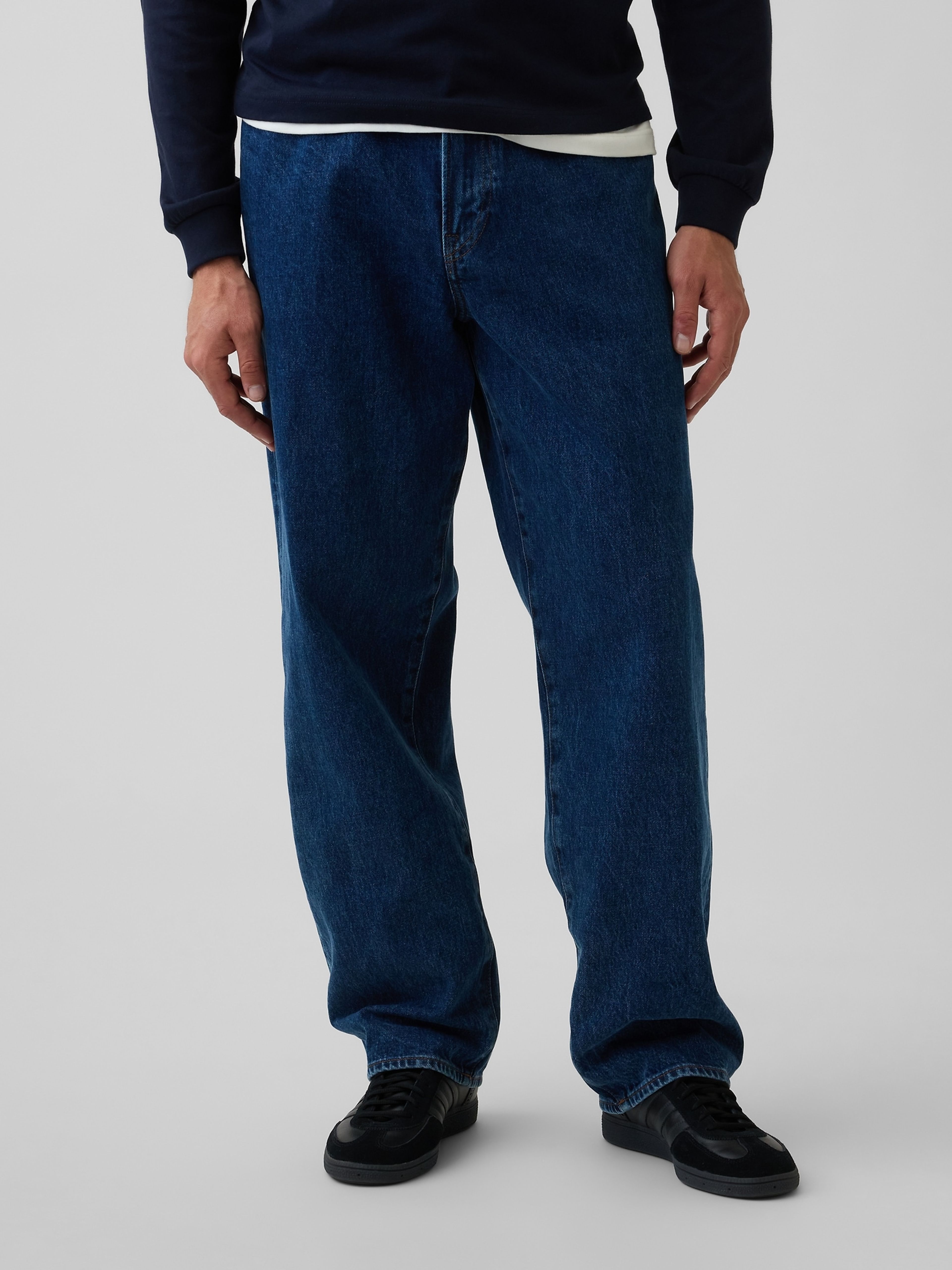 Jeansy Mid Rise Baggy - 002