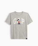 Detské tričko Gap & Disney Mickey Mouse s logom-Sivá - 001