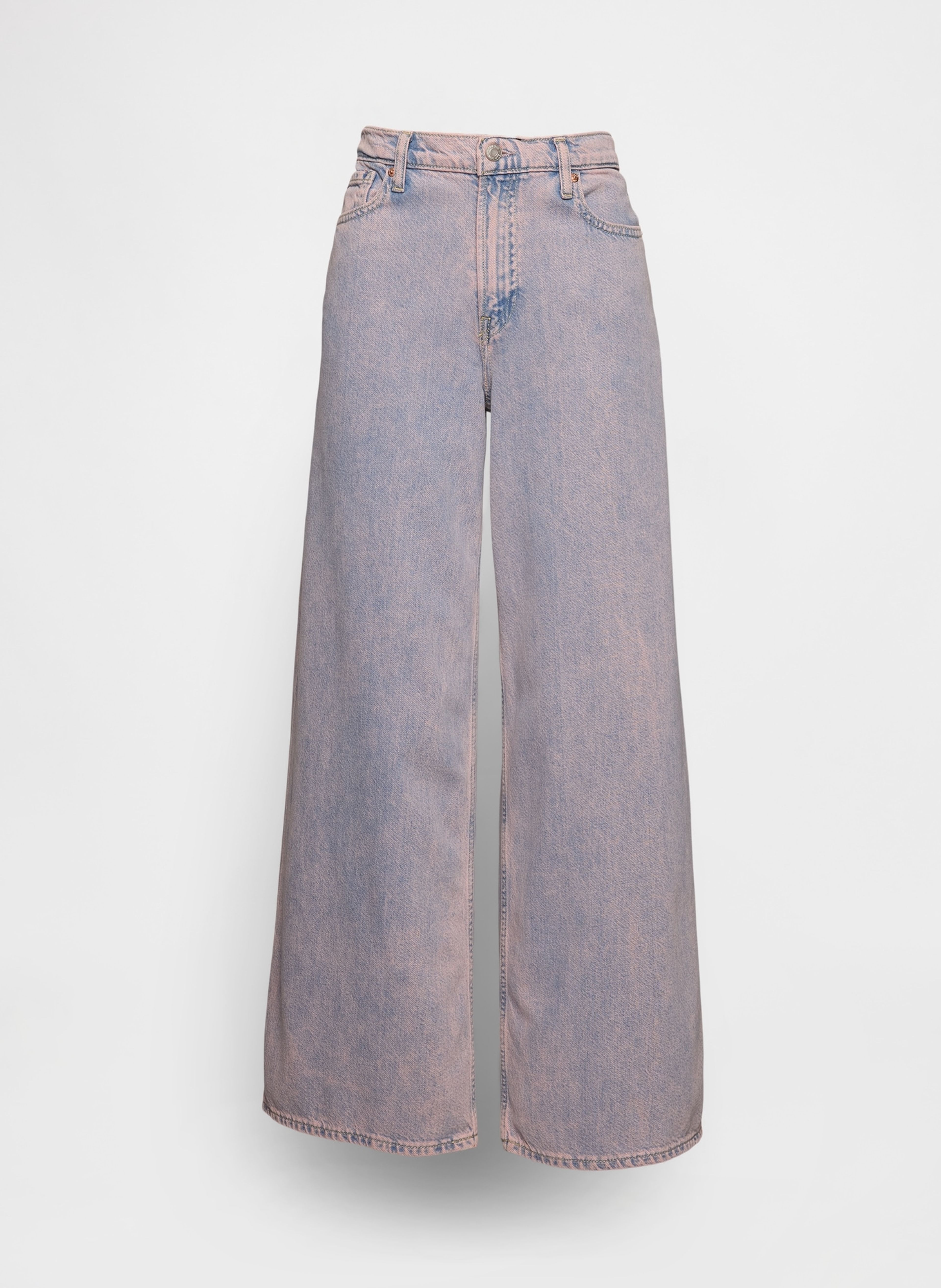 Jeans Baggy Rose Mist Pink - 007