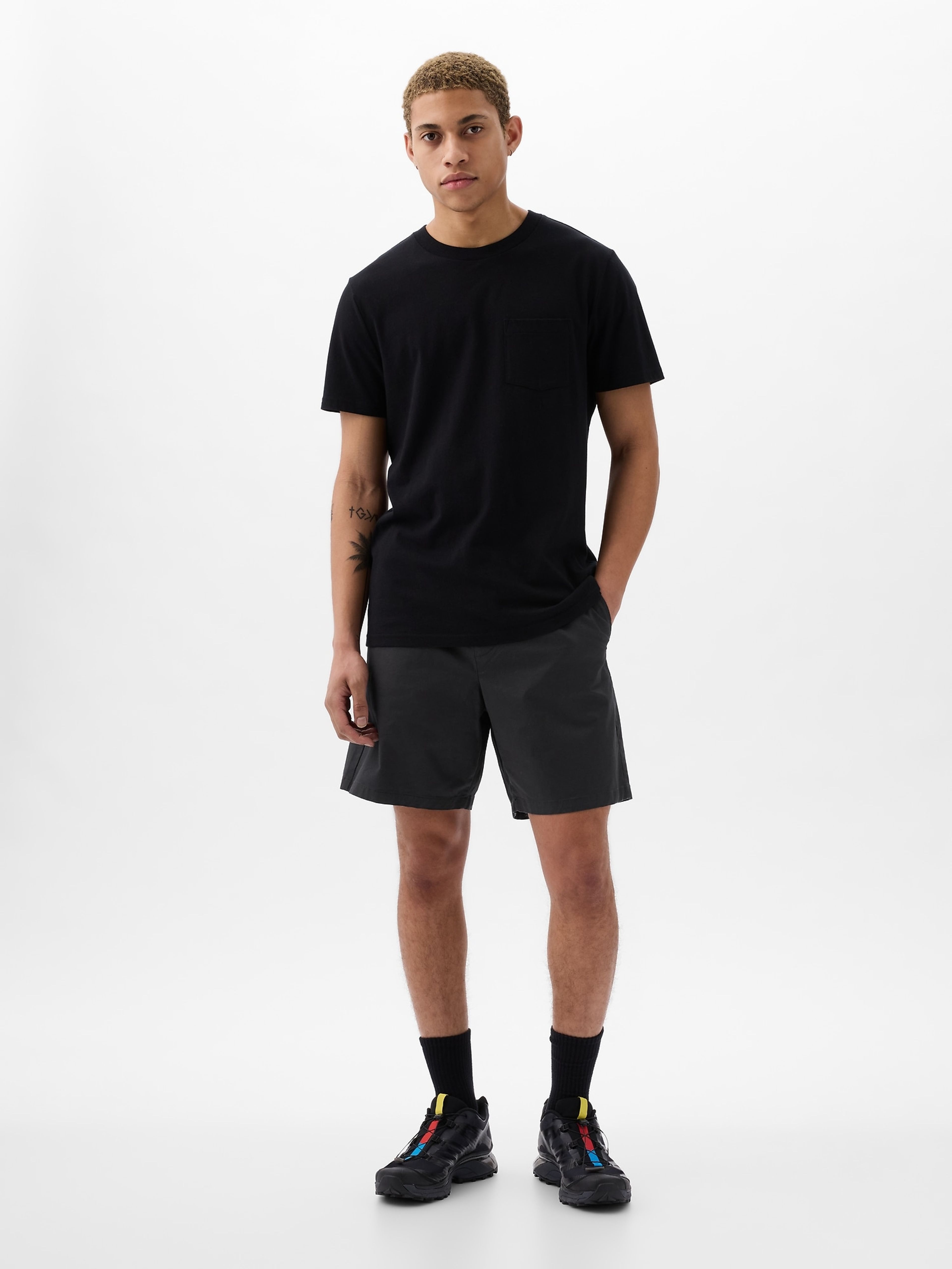 Shorts mit elastischem Bund