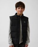 Gilet matelassé enfant avec logo-Noir - 002
