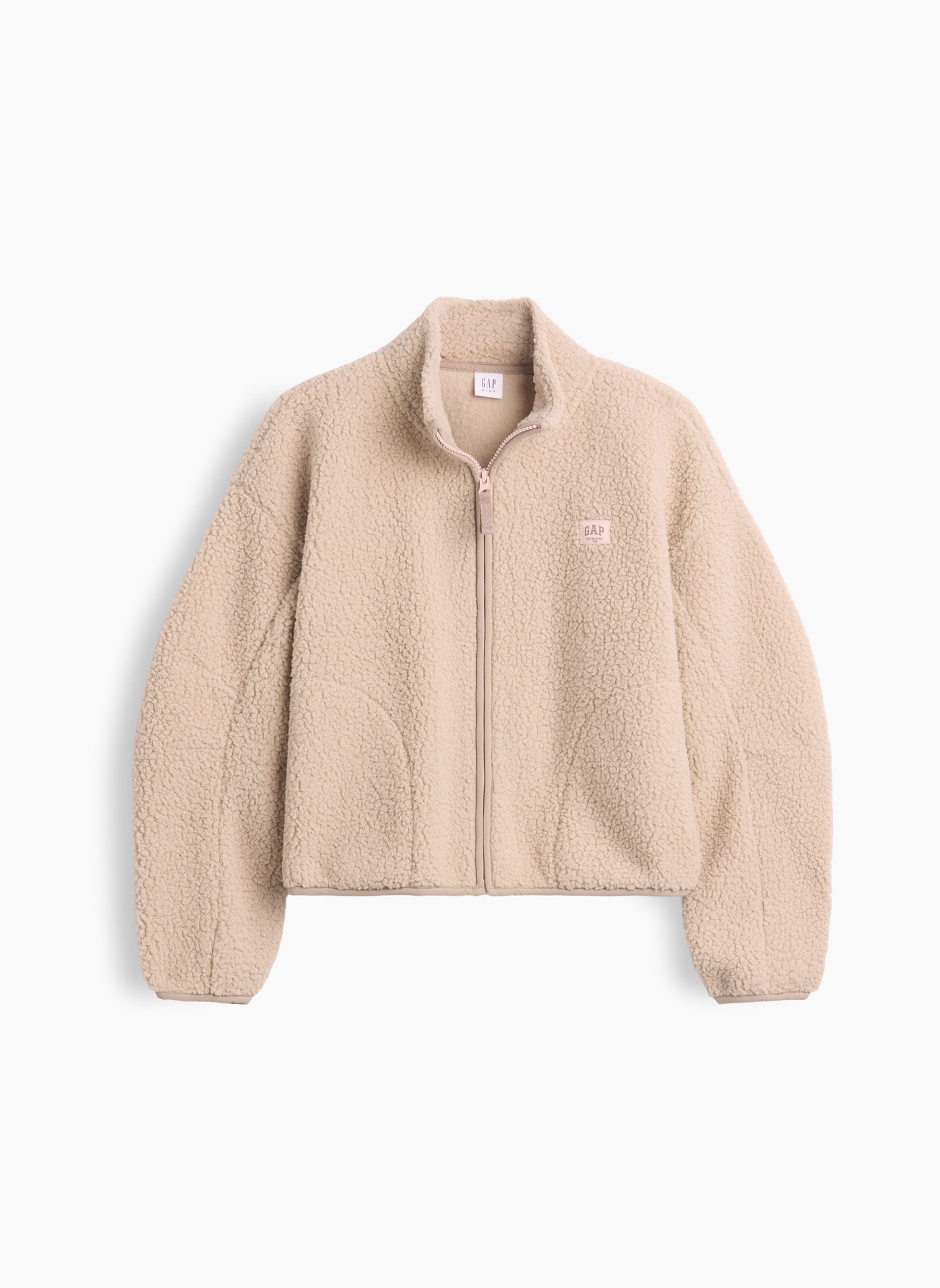 Dziecięca bluza sherpa z logo - 002